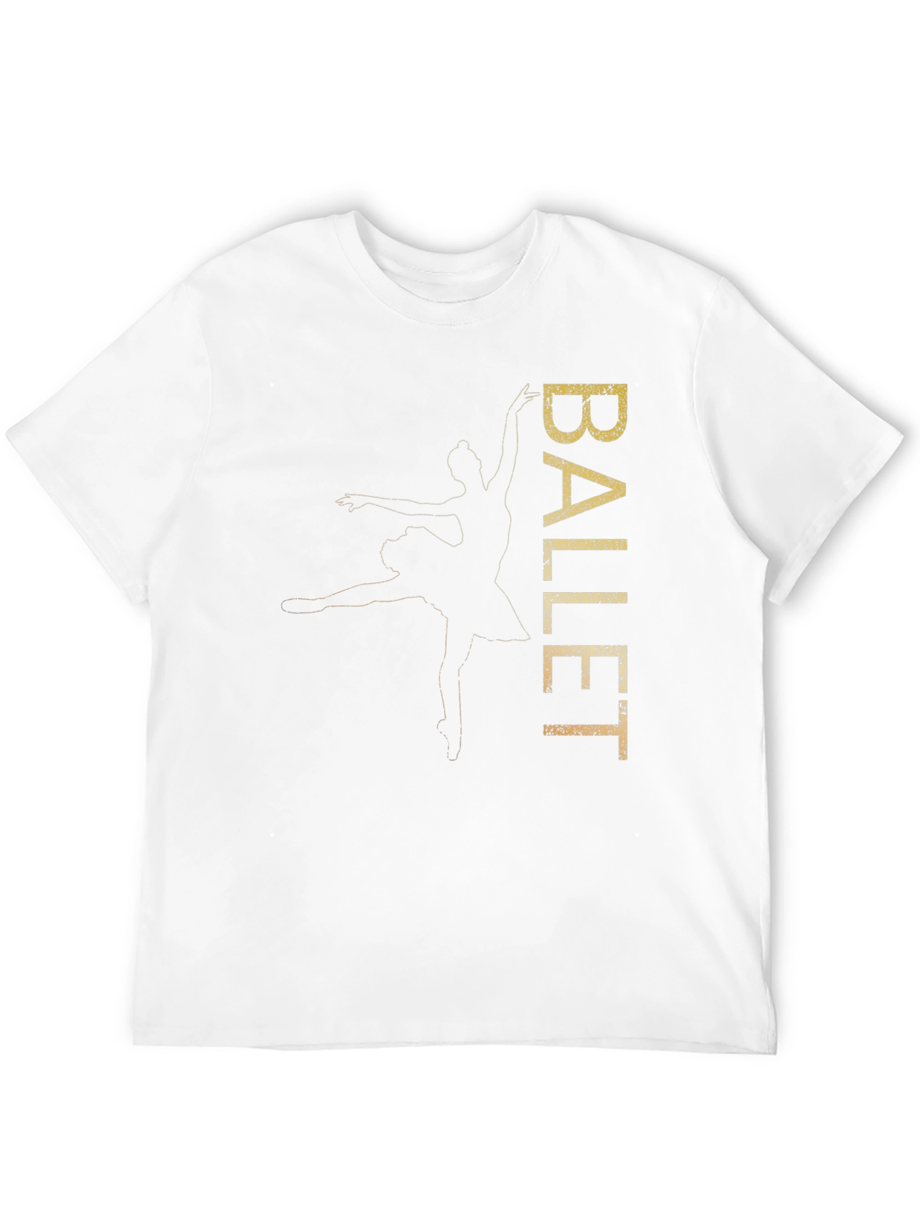 Ballet Dancer Graphic Tee - Stylish Black T-Shirt