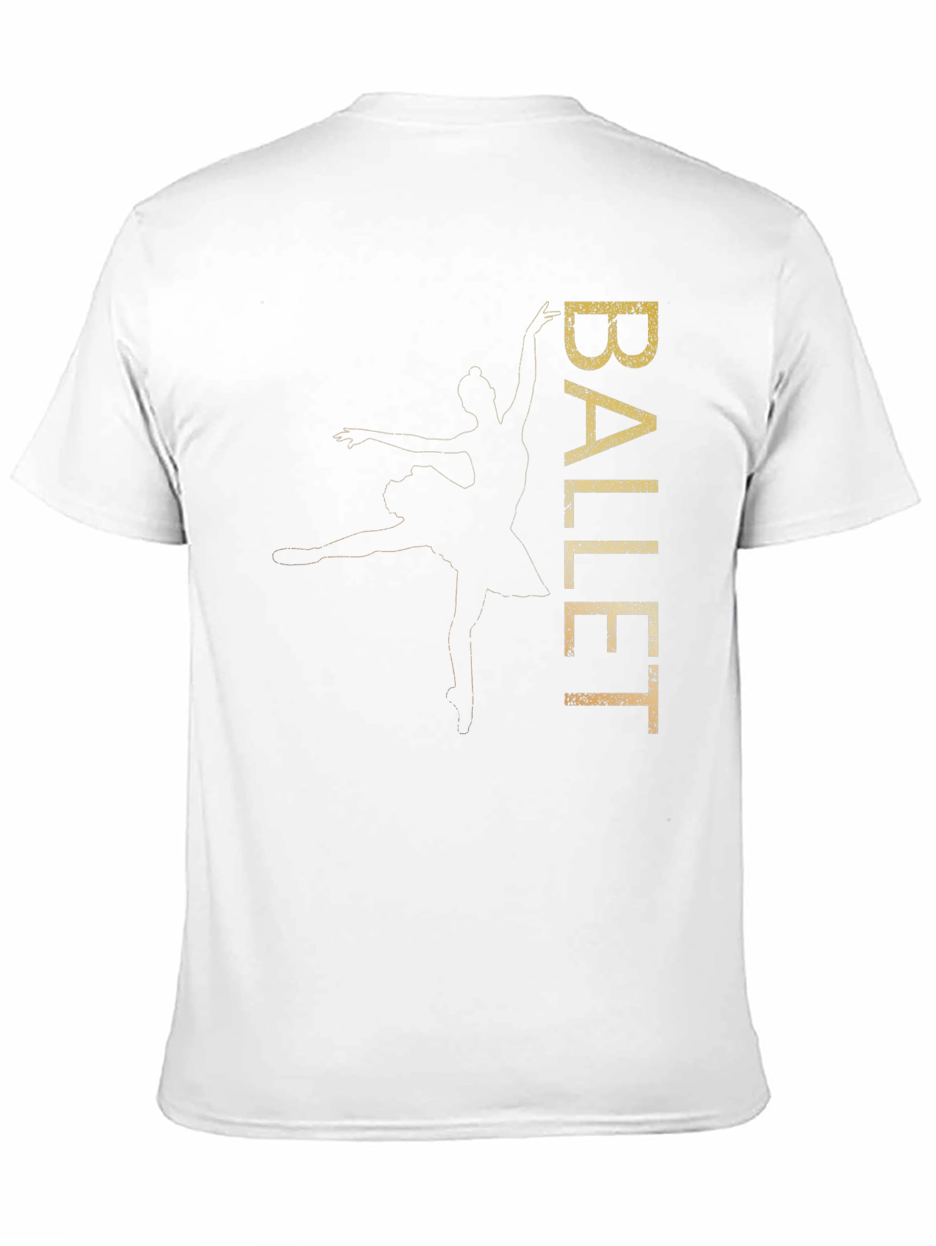 Ballet Dancer Graphic Tee - Stylish Black T-Shirt
