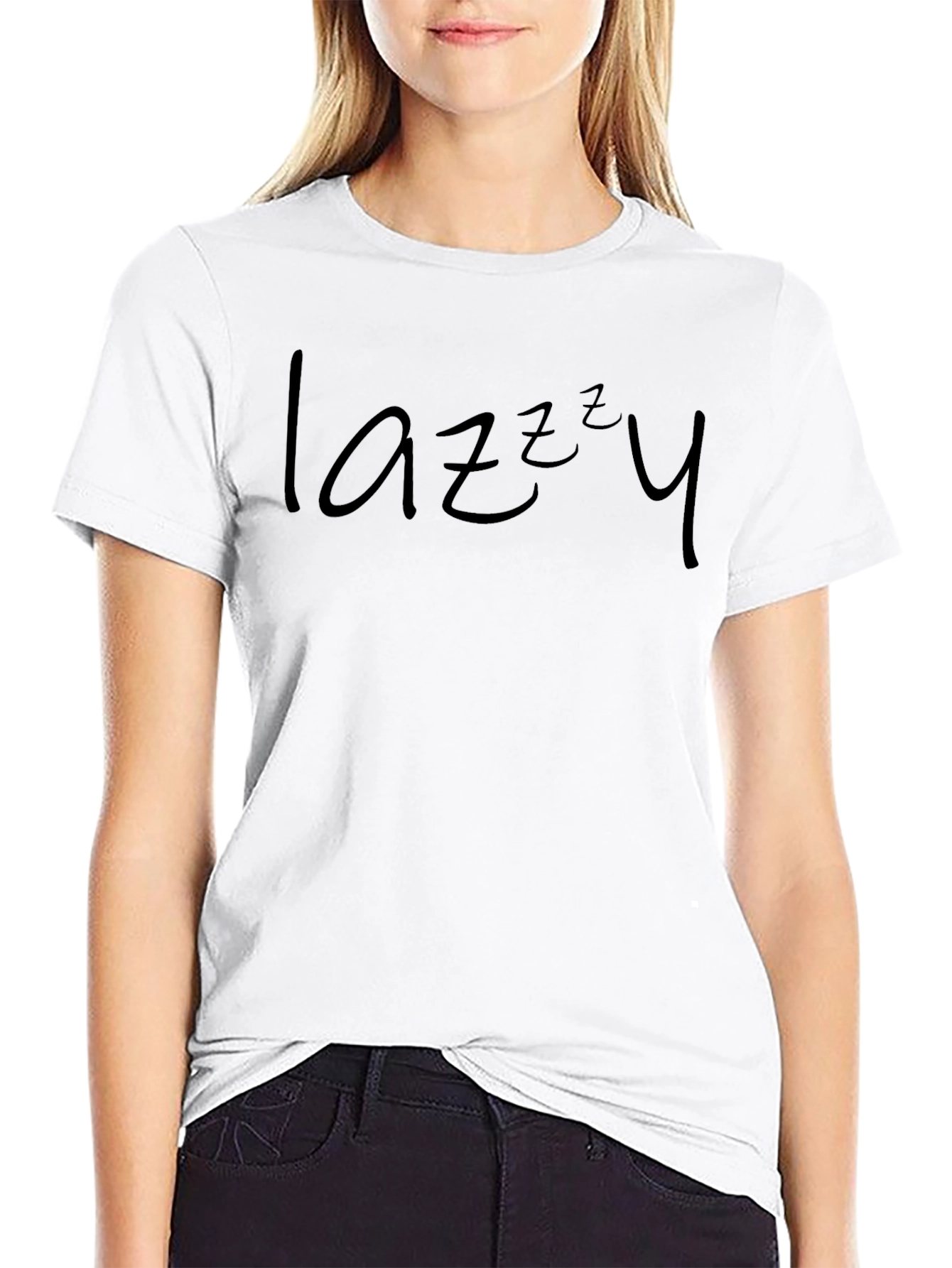 Lazy Sleepy Black T-Shirt - Comfort Style
