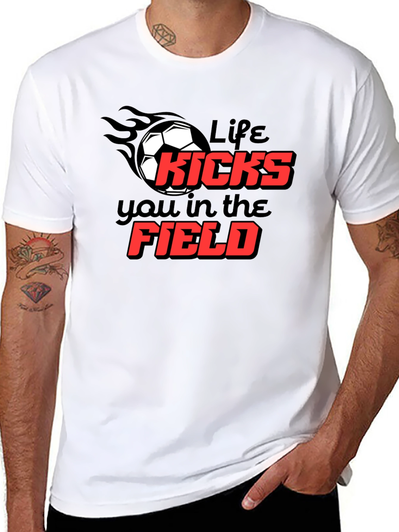Life Kicks You T-Shirt