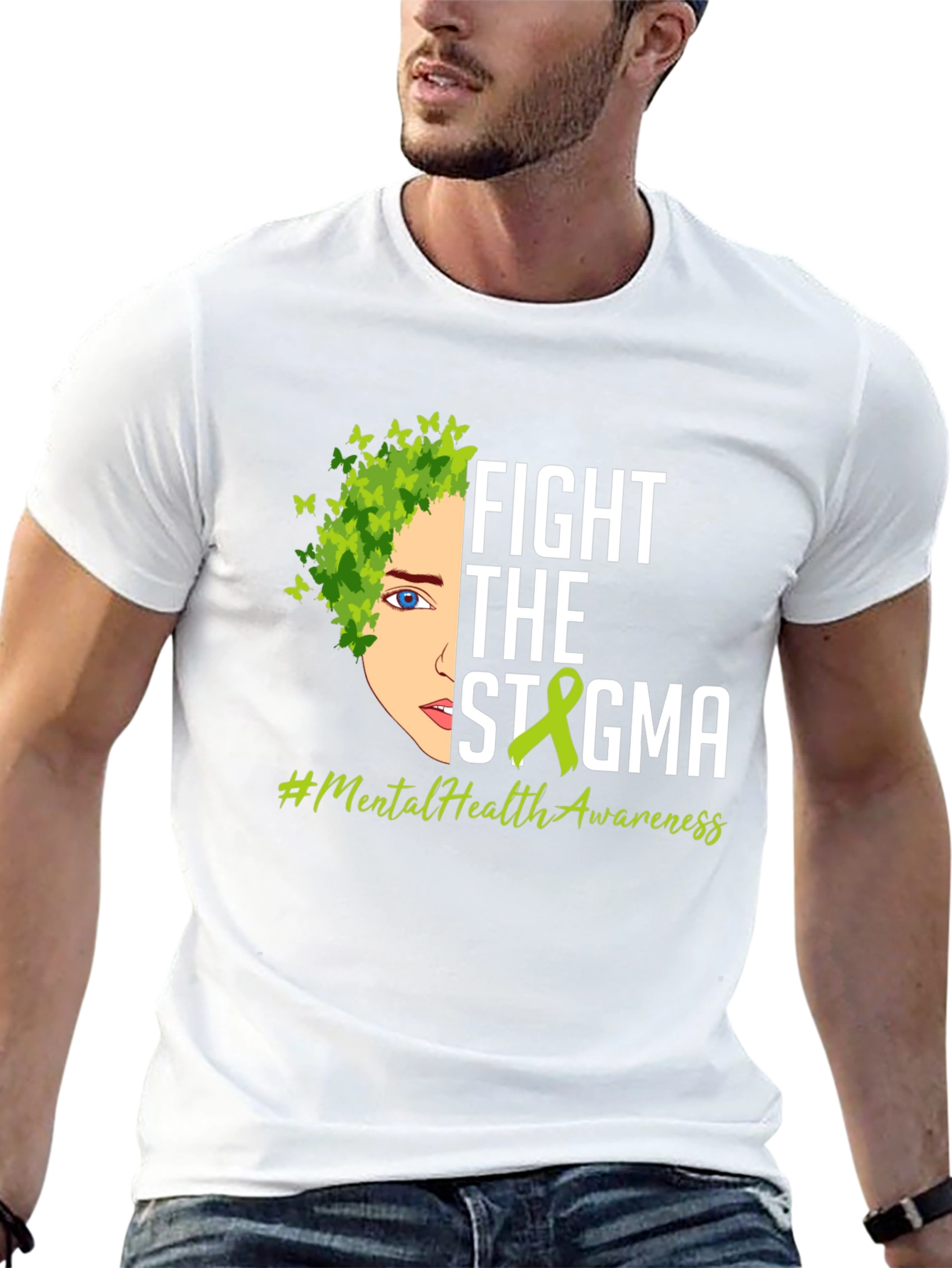 Fight the Stigma Mental Health Awareness T-Shirt