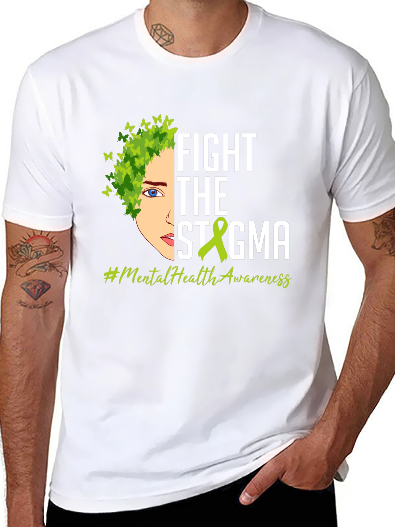 Fight the Stigma Mental Health Awareness T-Shirt