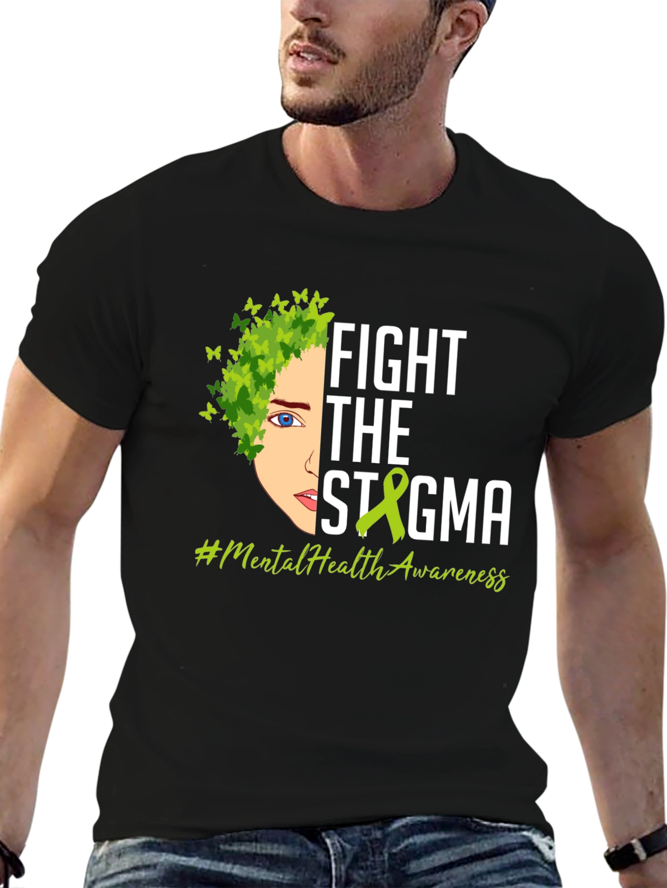 Fight the Stigma Mental Health Awareness T-Shirt