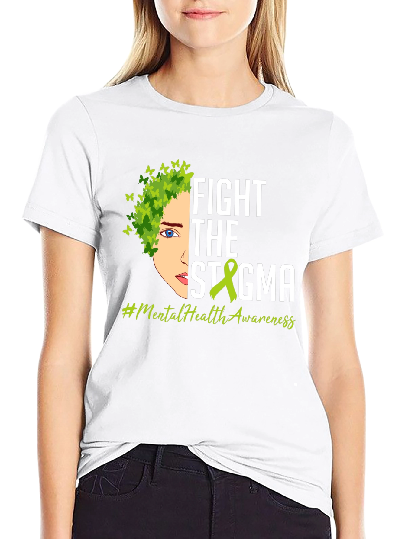Fight the Stigma Mental Health Awareness T-Shirt
