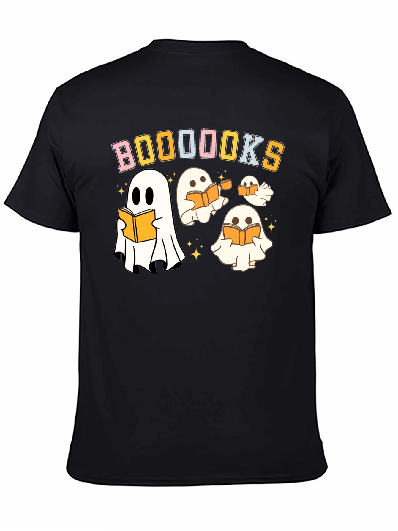 Booooks Halloween T-Shirt - Ghostly Readers