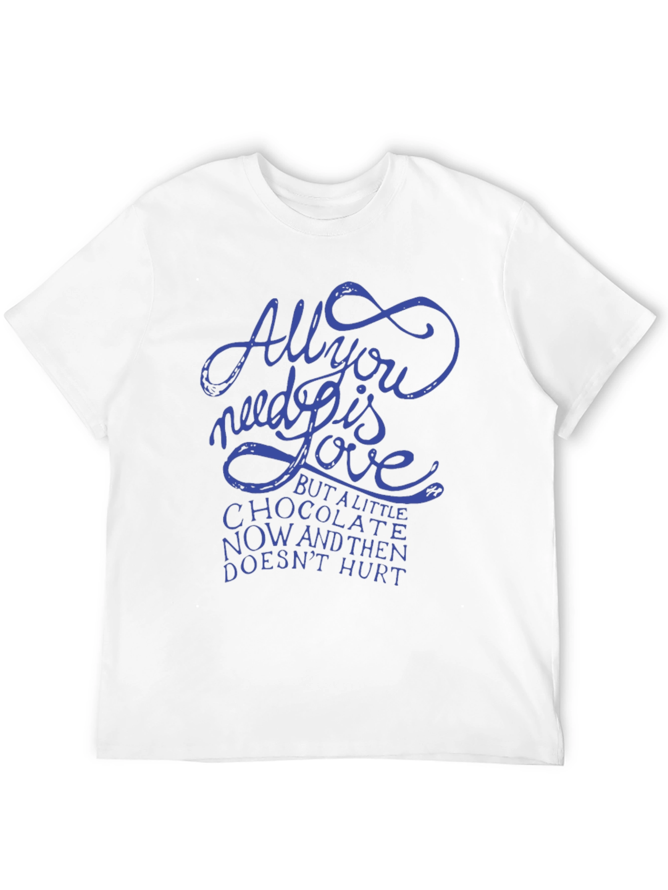 Love & Chocolate T-Shirt - Comfy Black Tee