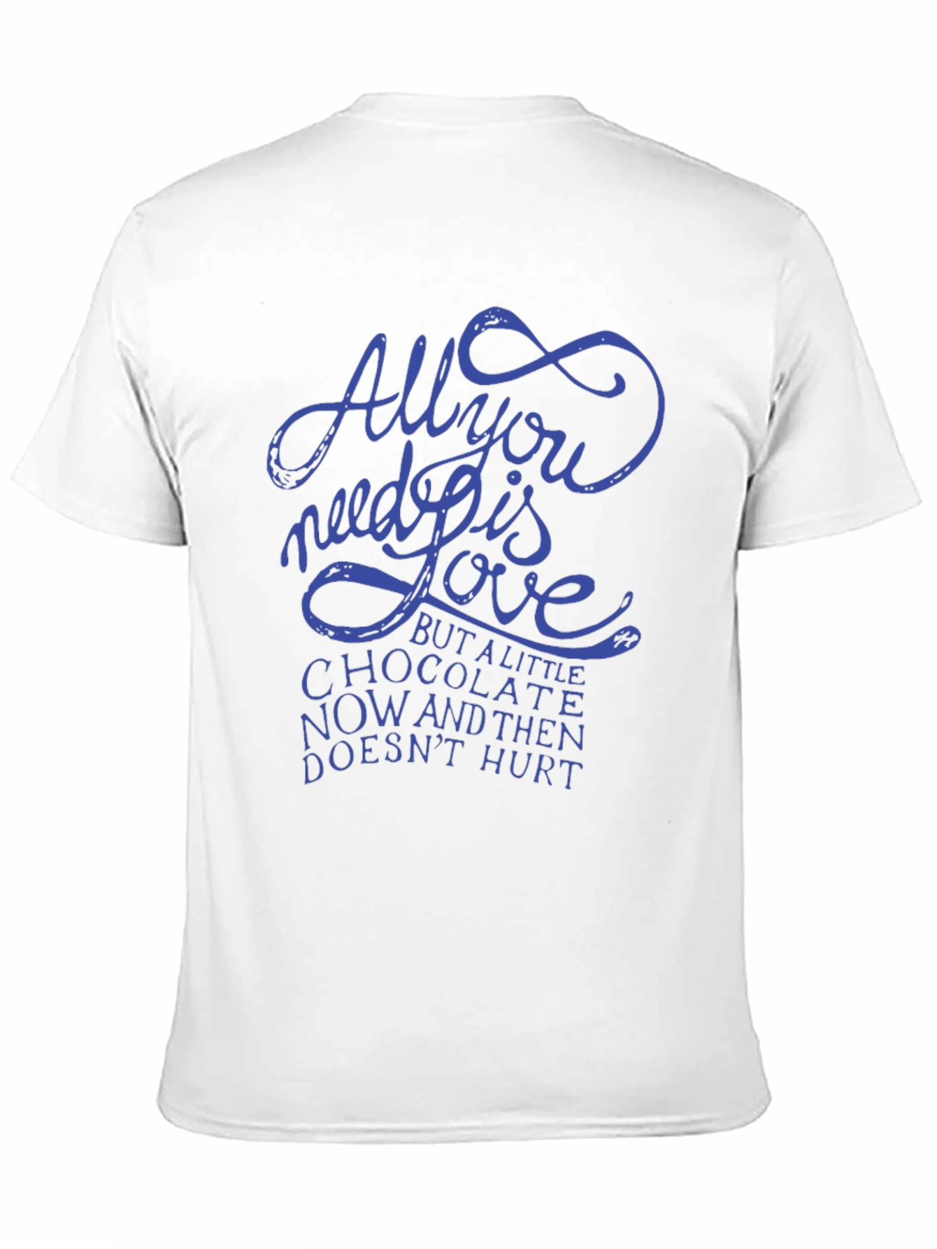 Love & Chocolate T-Shirt - Comfy Black Tee