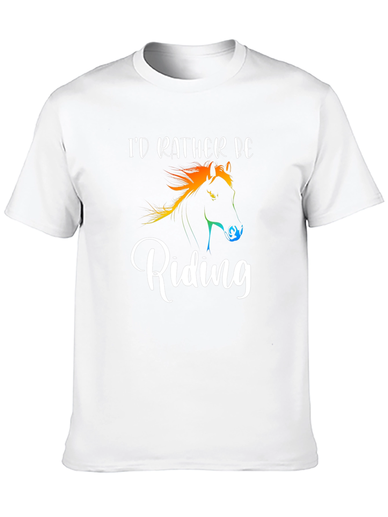 Id Rather Be Riding T-Shirt Horse Lover Gift