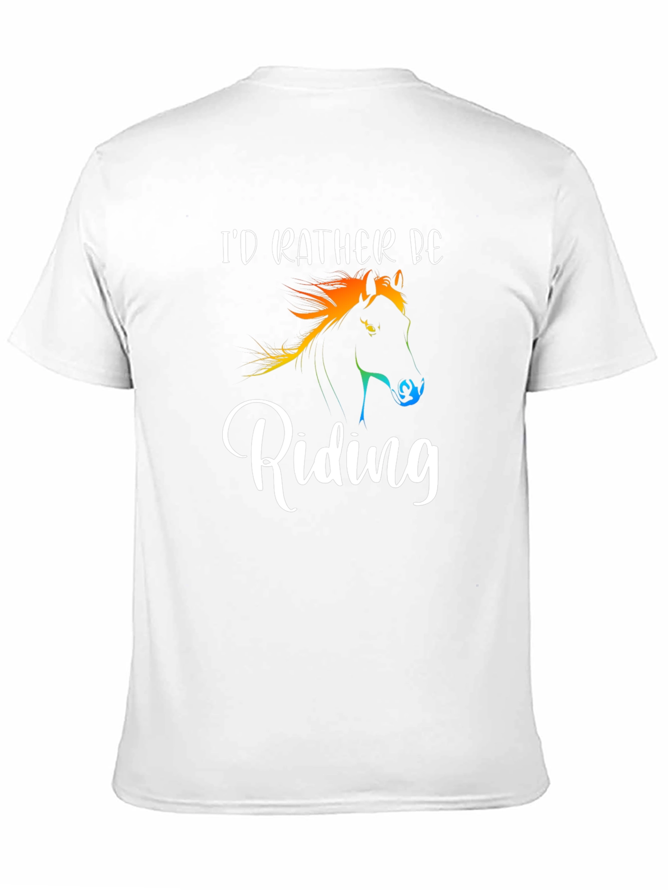 Id Rather Be Riding T-Shirt Horse Lover Gift