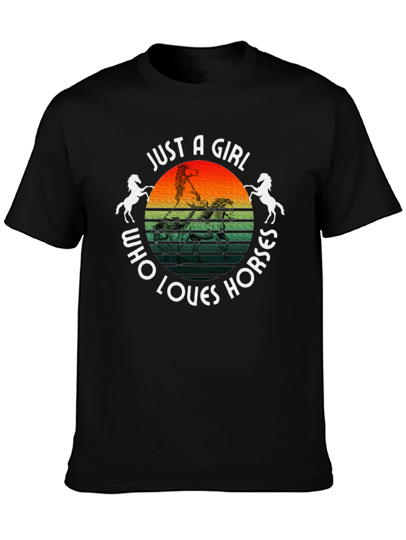 Just A Girl Who Loves Horses T-Shirt