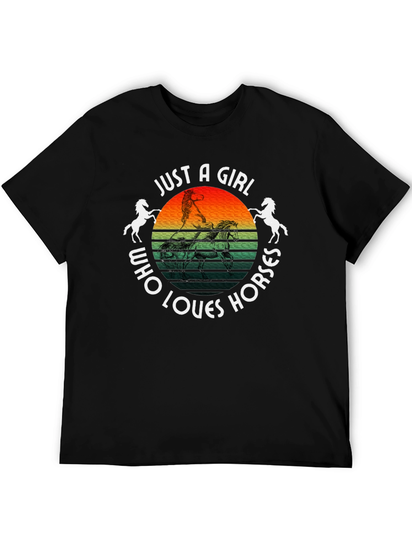 Just A Girl Who Loves Horses T-Shirt