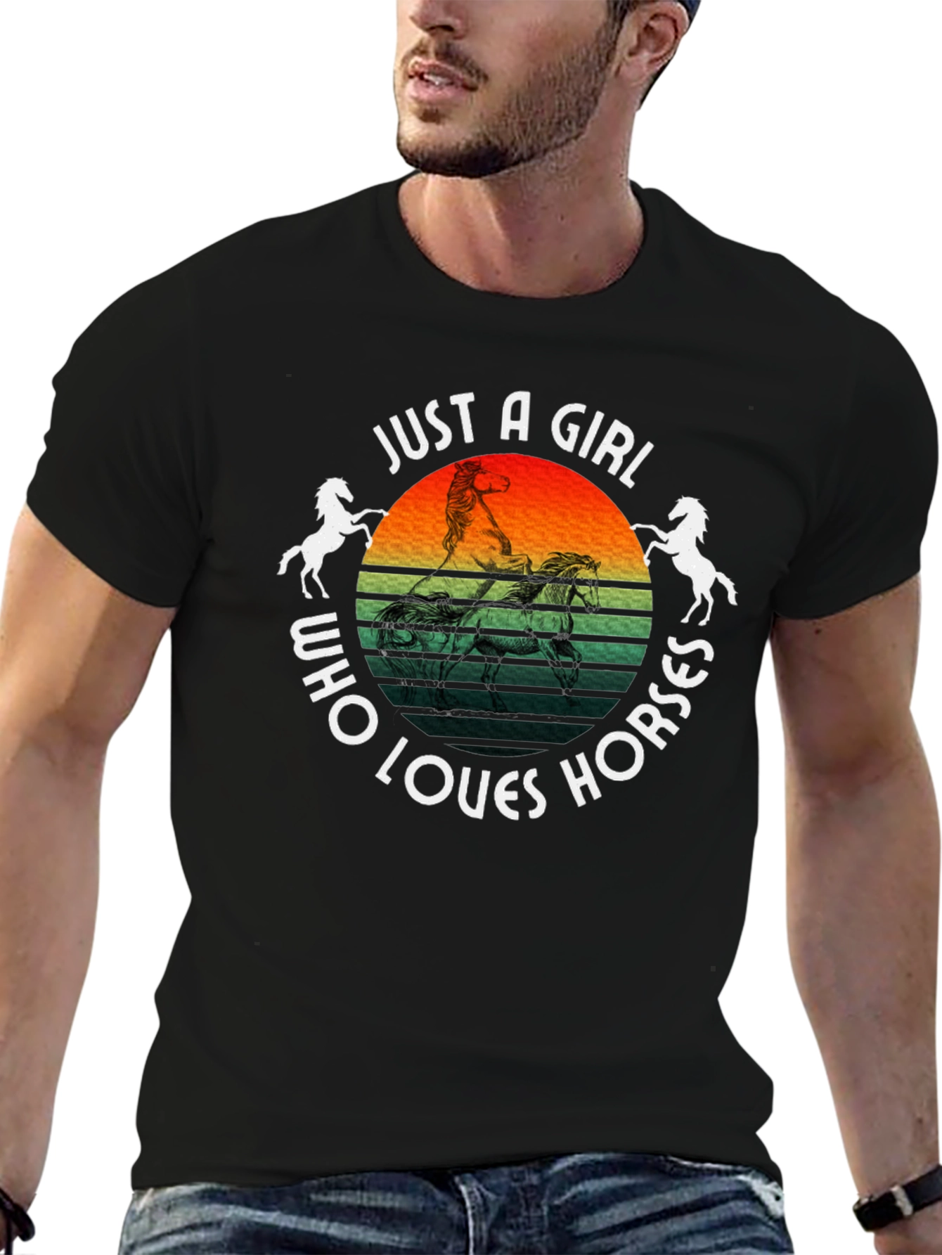 Just A Girl Who Loves Horses T-Shirt