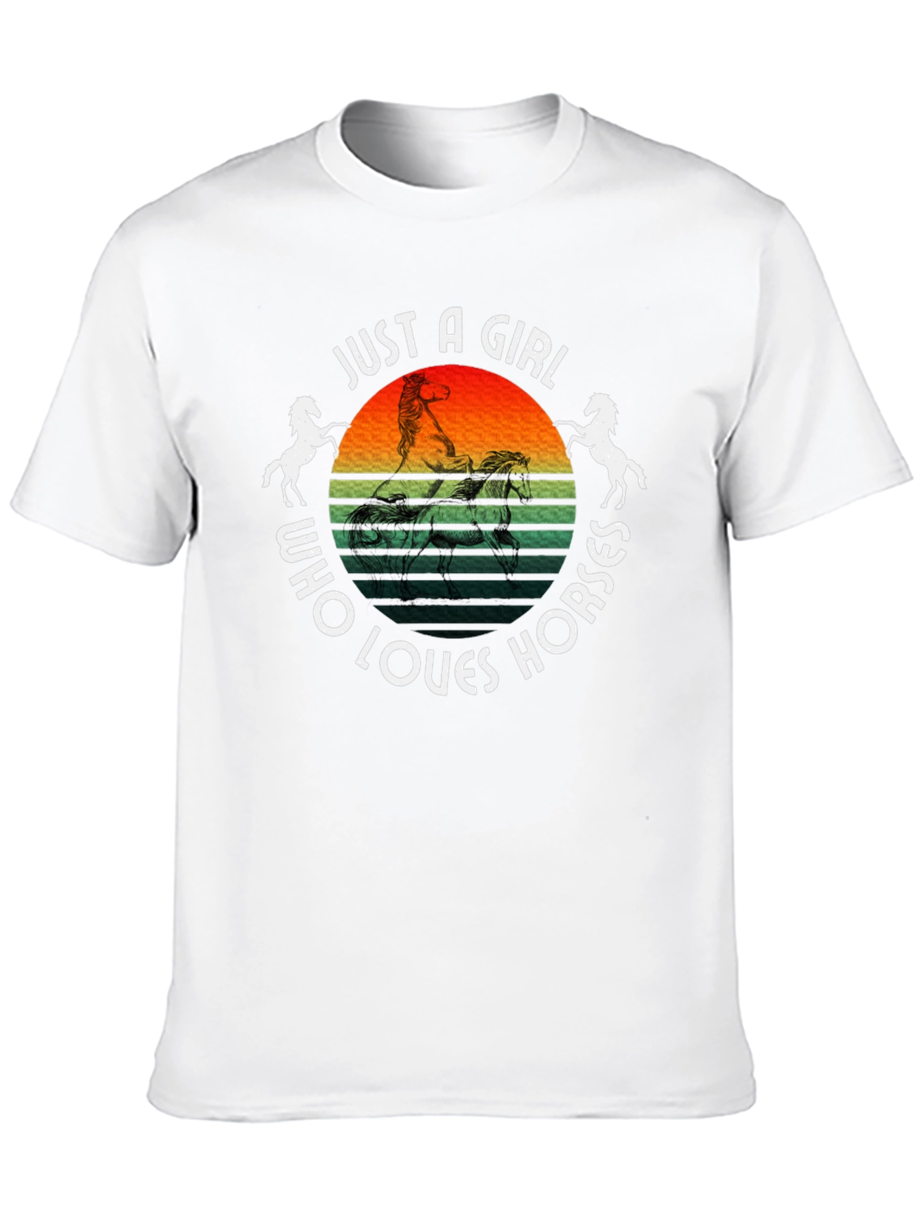 Just A Girl Who Loves Horses T-Shirt