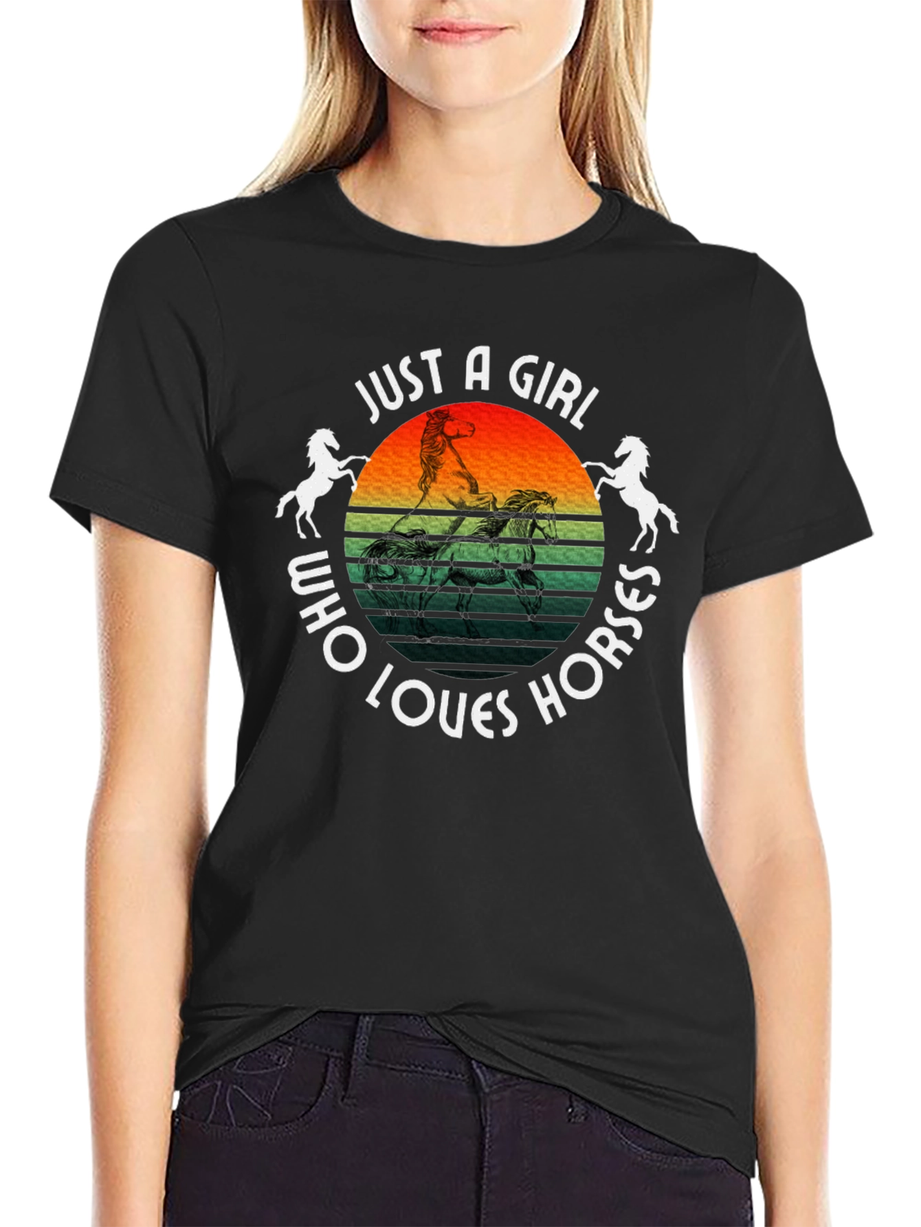 Just A Girl Who Loves Horses T-Shirt