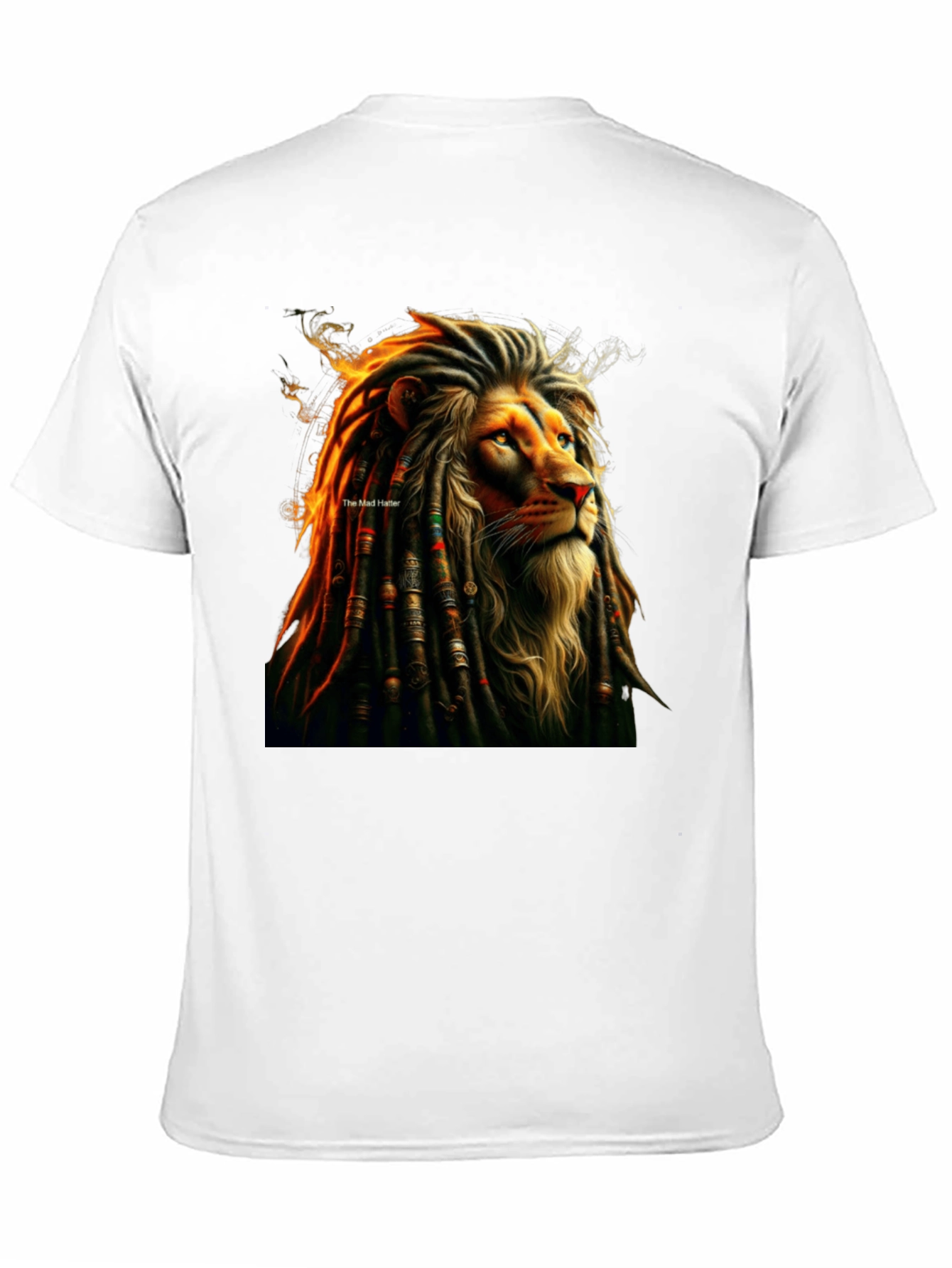 Lion Dreadlocks Graphic Tee - Reggae Inspired T-Shirt