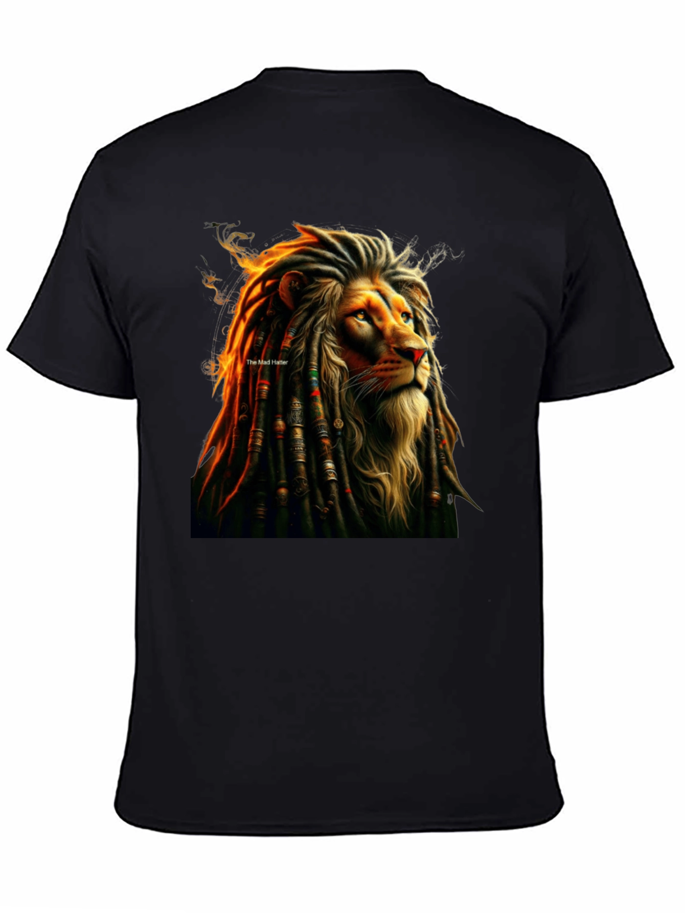 Lion Dreadlocks Graphic Tee - Reggae Inspired T-Shirt