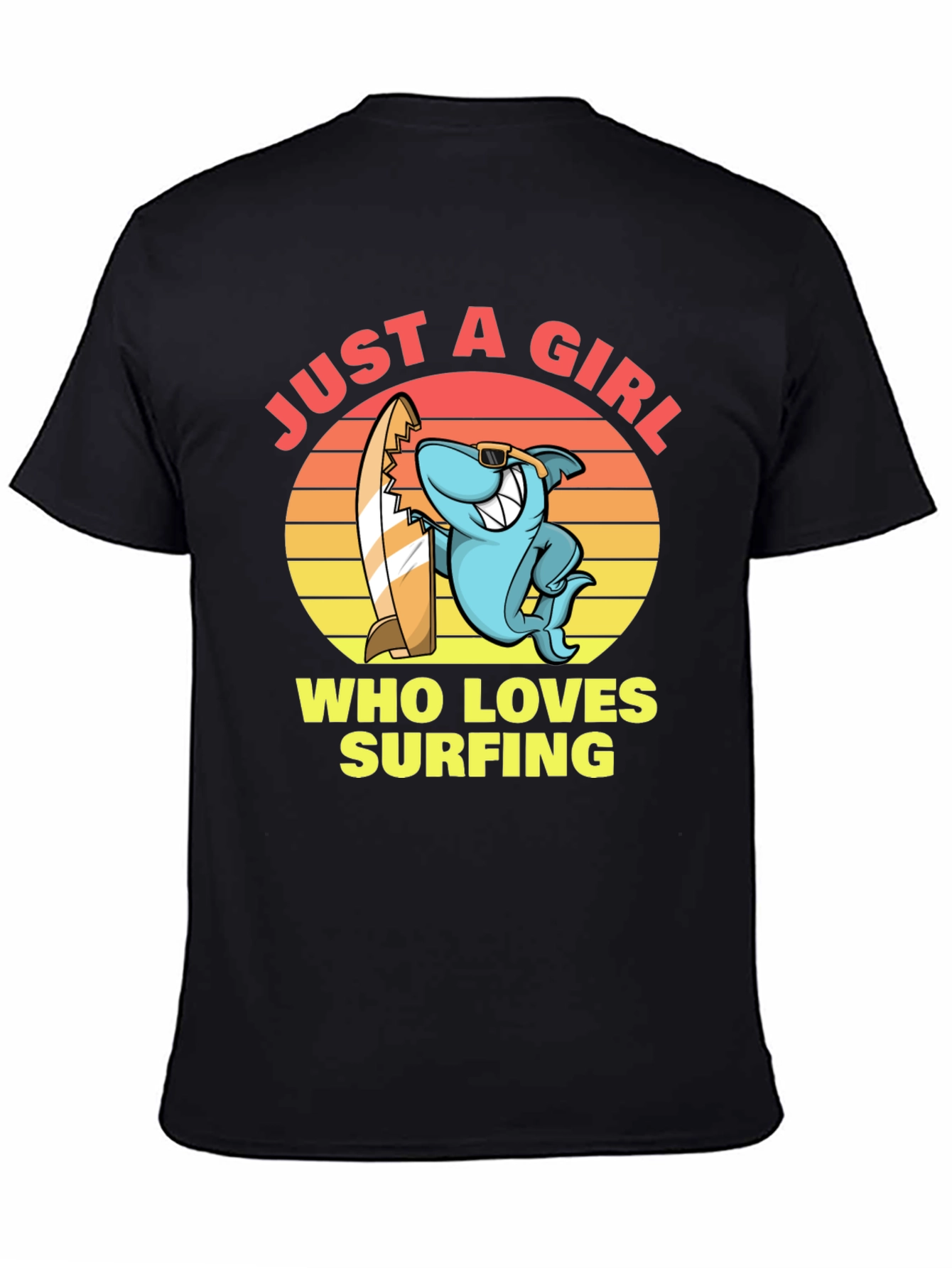 Just a Girl Who Loves Surfing T-Shirt