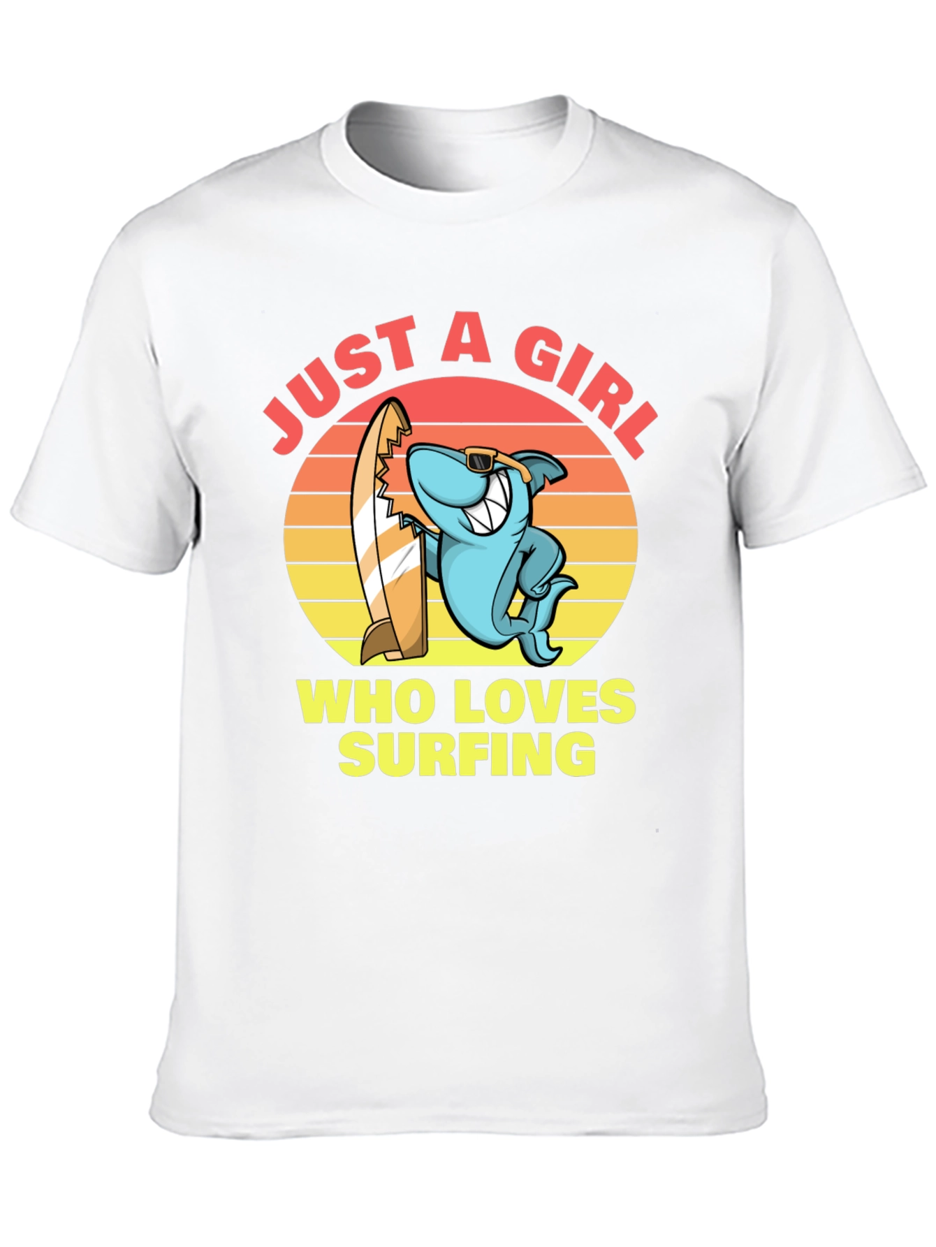 Just a Girl Who Loves Surfing T-Shirt