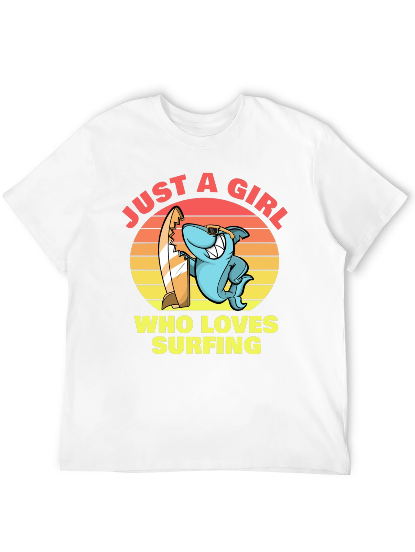 Just a Girl Who Loves Surfing T-Shirt