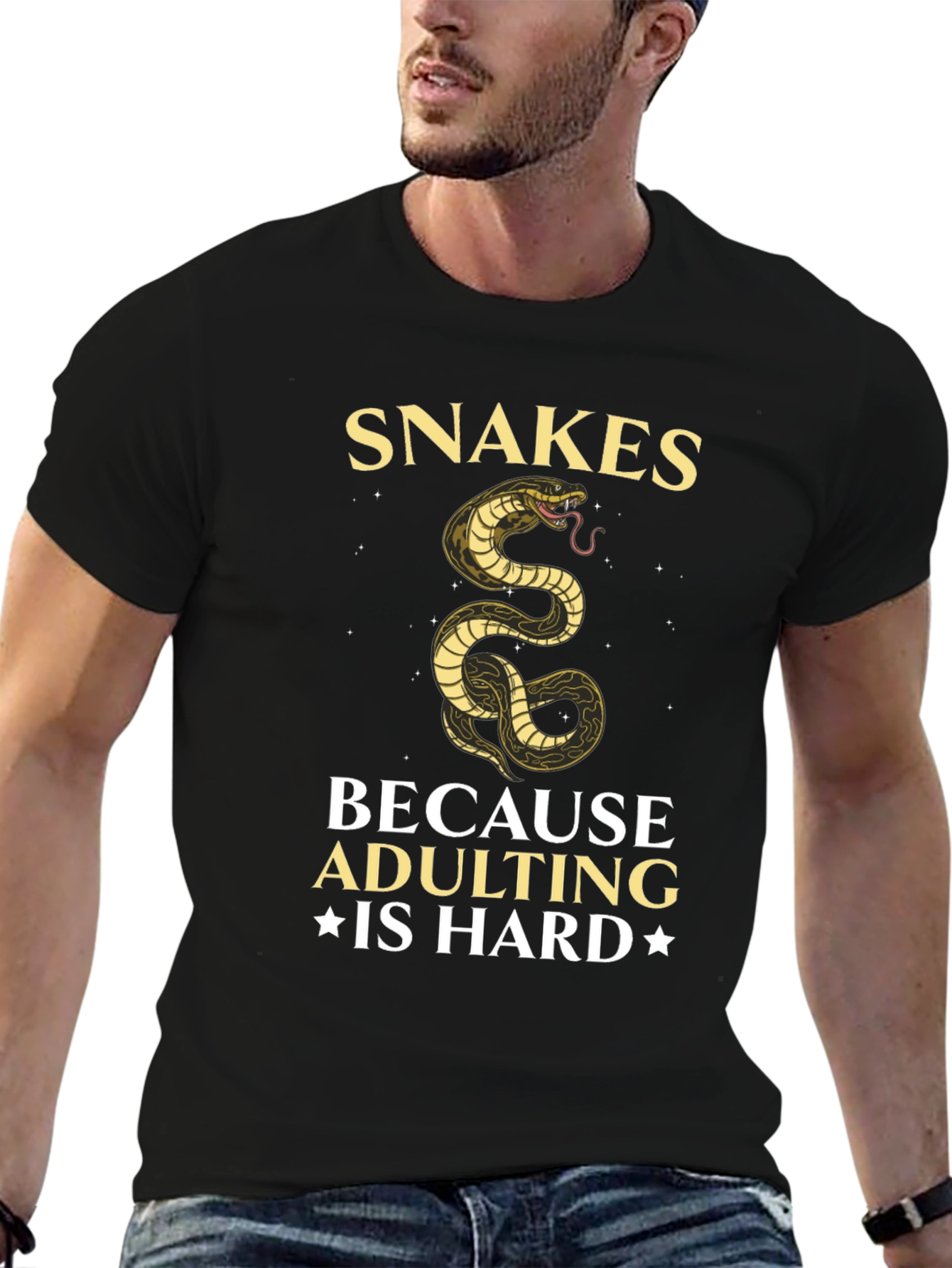 Snakes Because Adulting is Hard T-Shirt