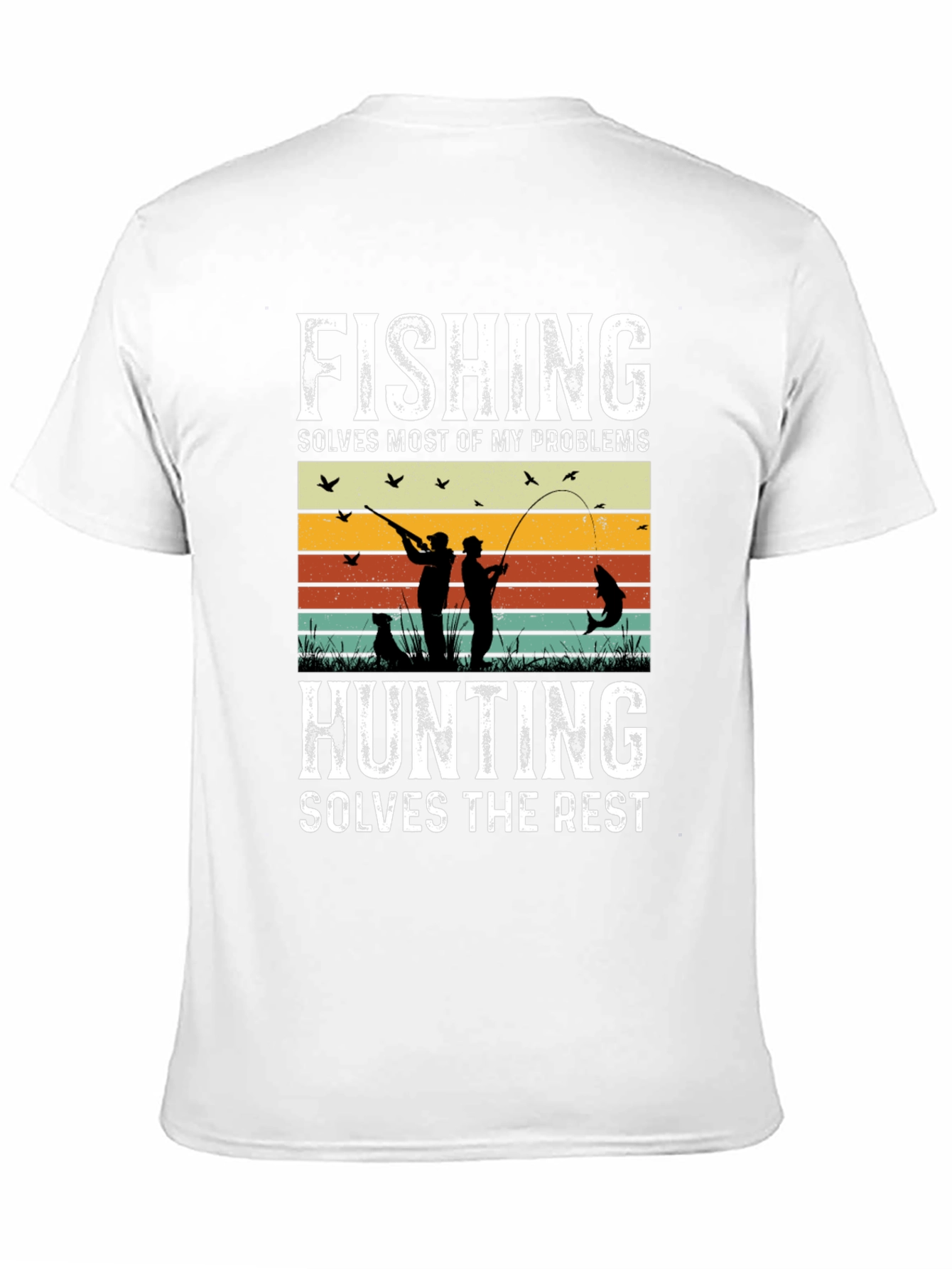 Fishing & Hunting Graphic T-Shirt for Outdoorsmen