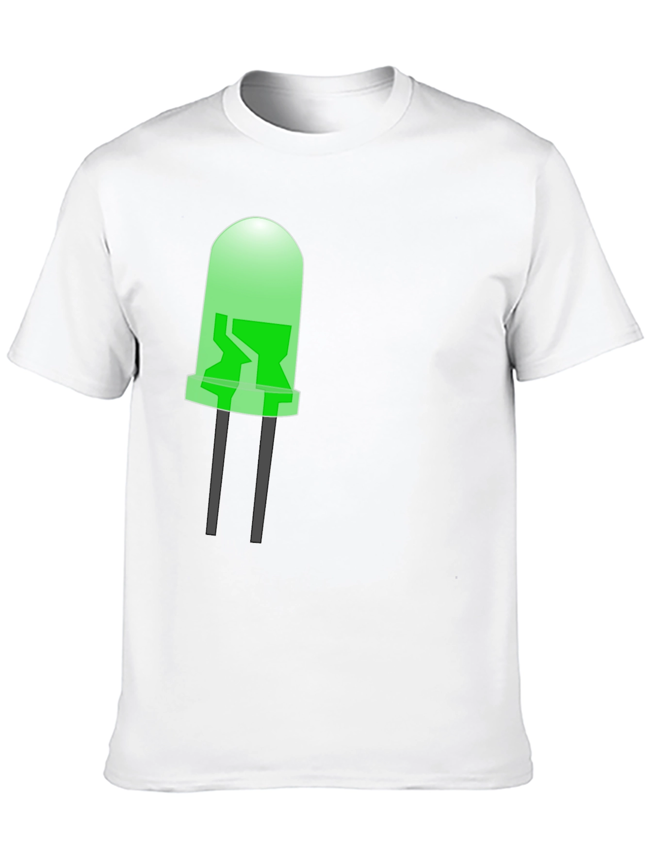 LED Graphic T-Shirt - Black