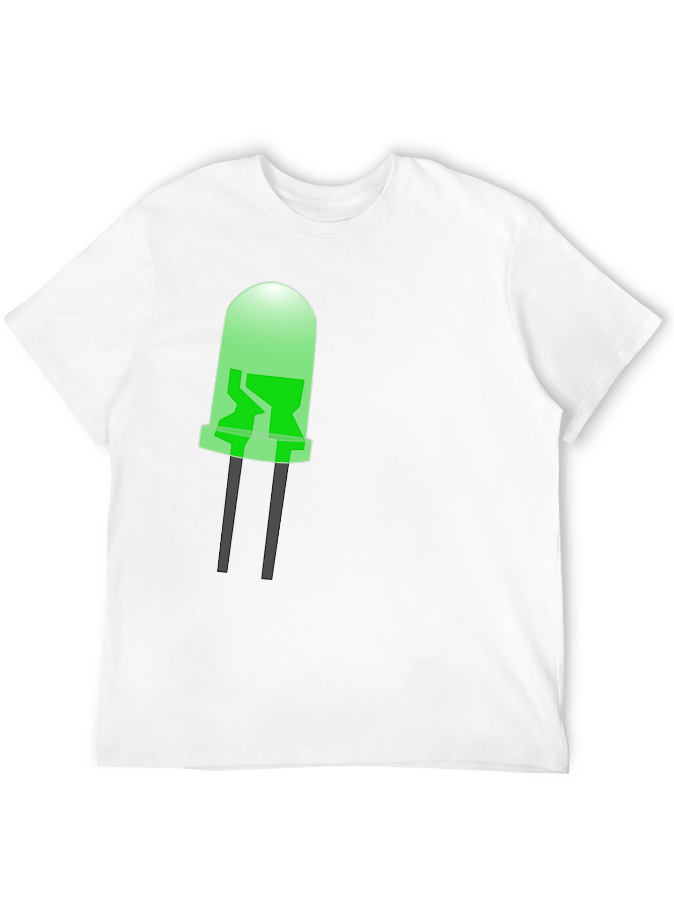 LED Graphic T-Shirt - Black