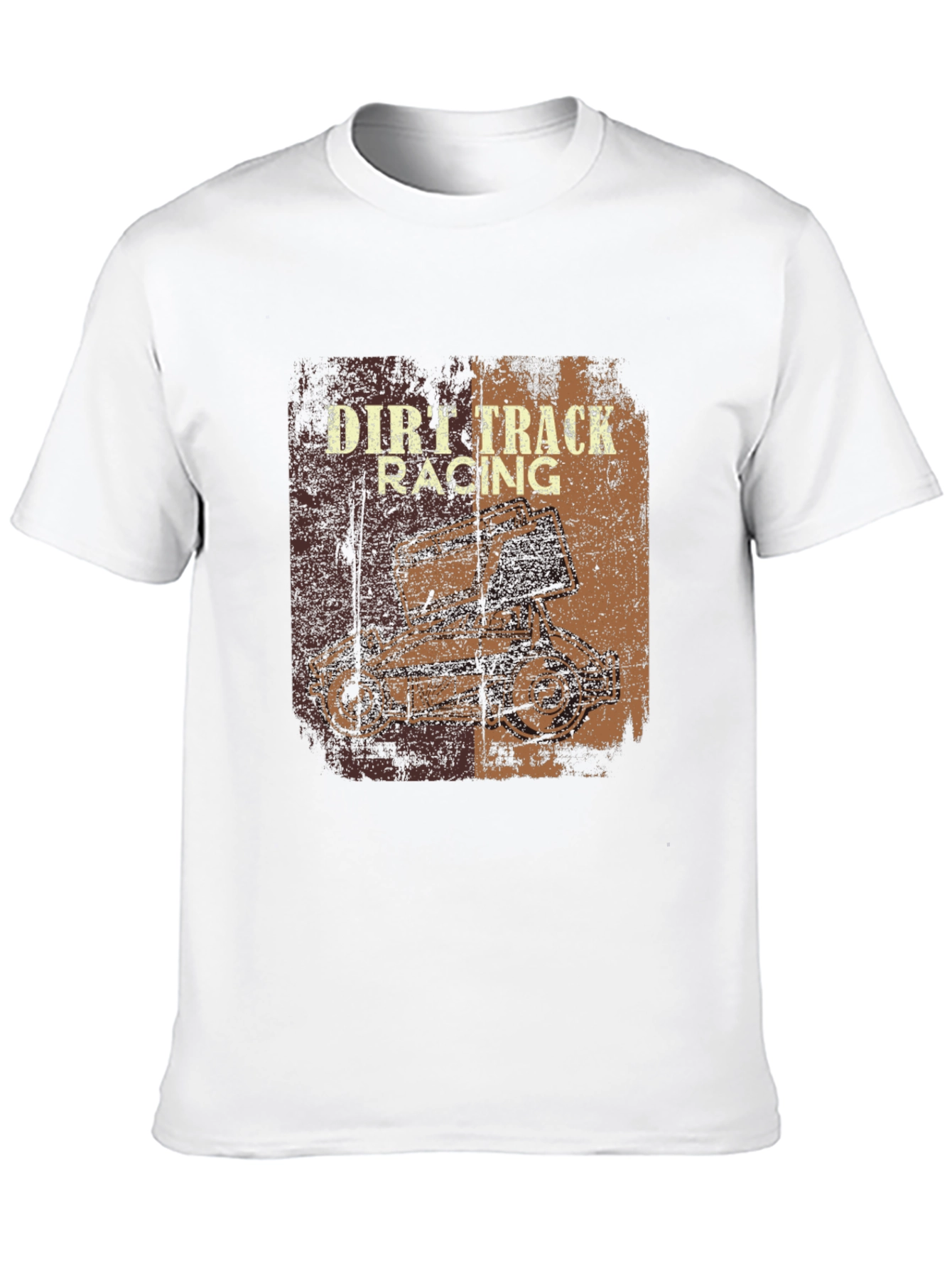 Dirt Track Racing Graphic T-Shirt