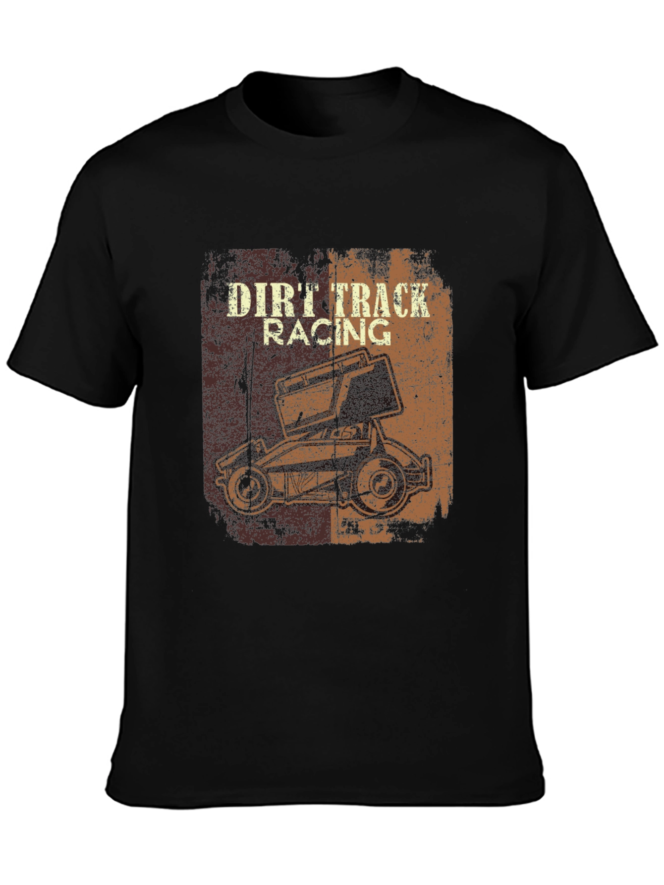 Dirt Track Racing Graphic T-Shirt