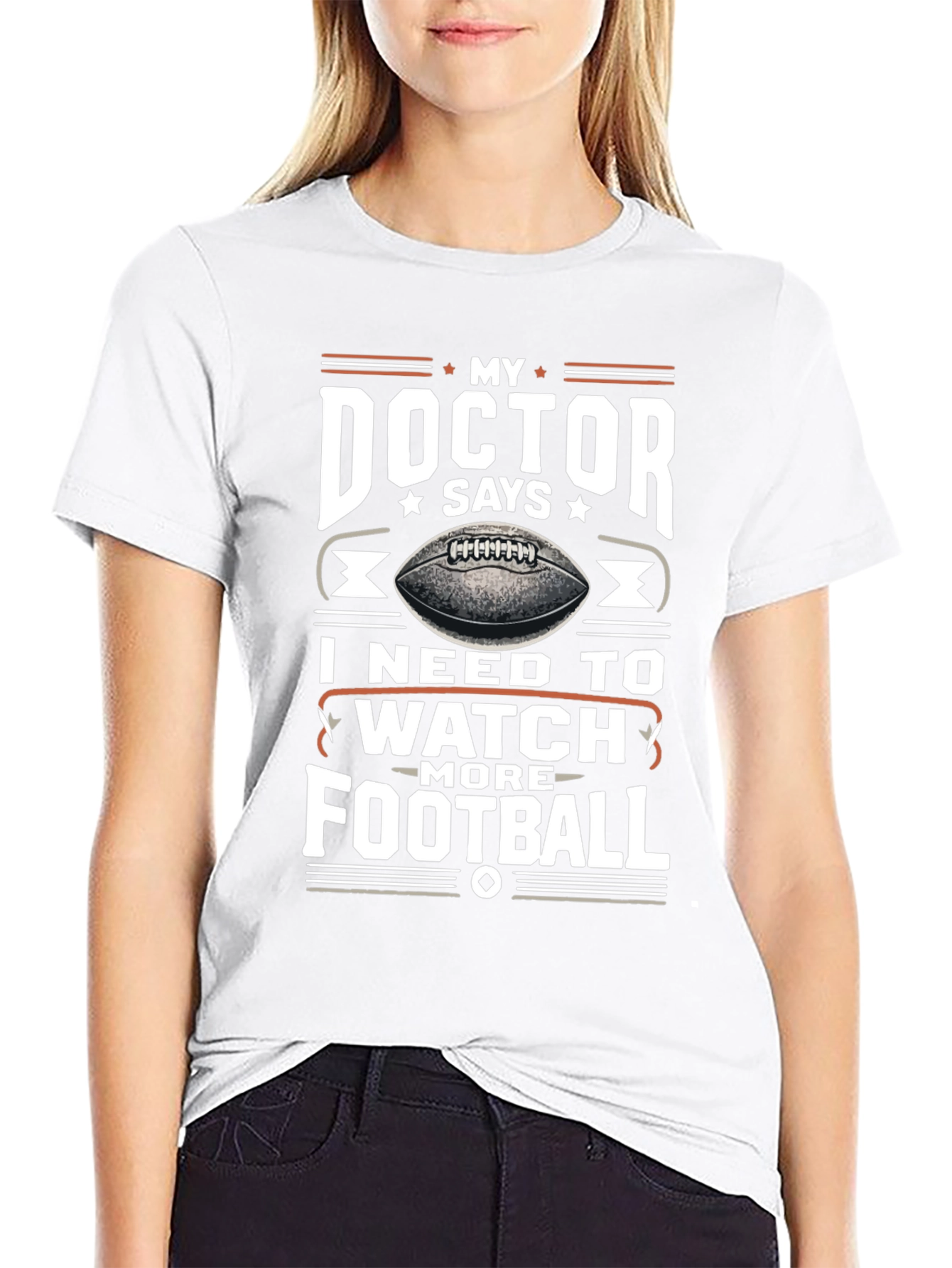 My Doctor Says Football T-Shirt