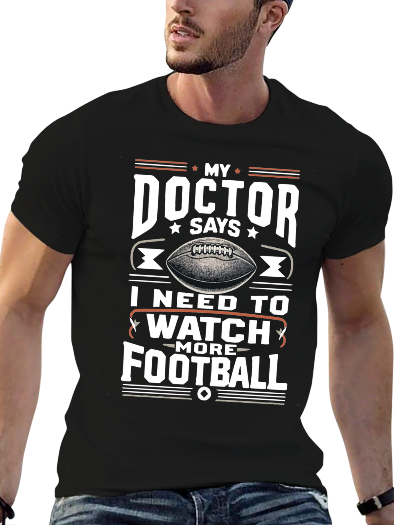 My Doctor Says Football T-Shirt