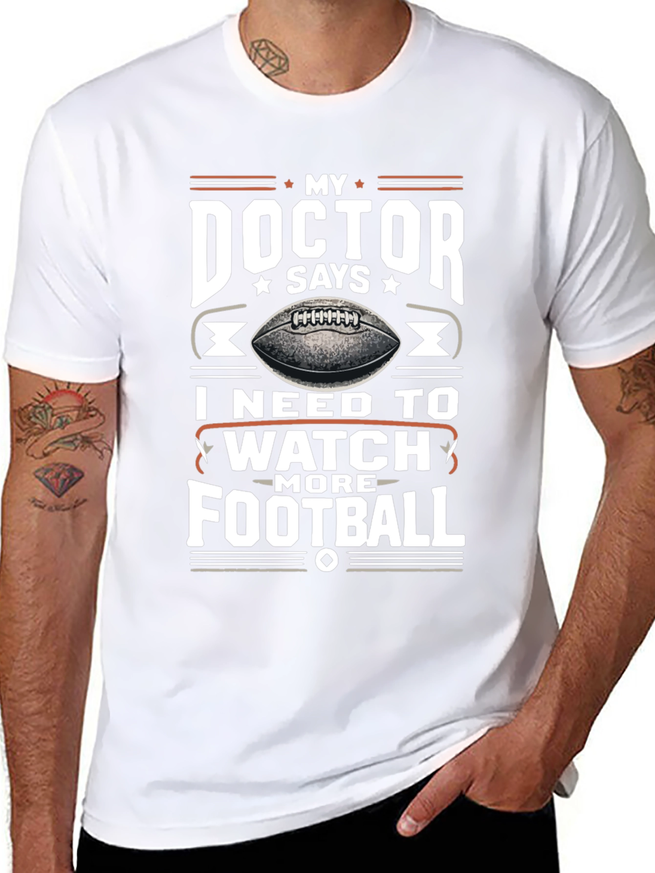 My Doctor Says Football T-Shirt
