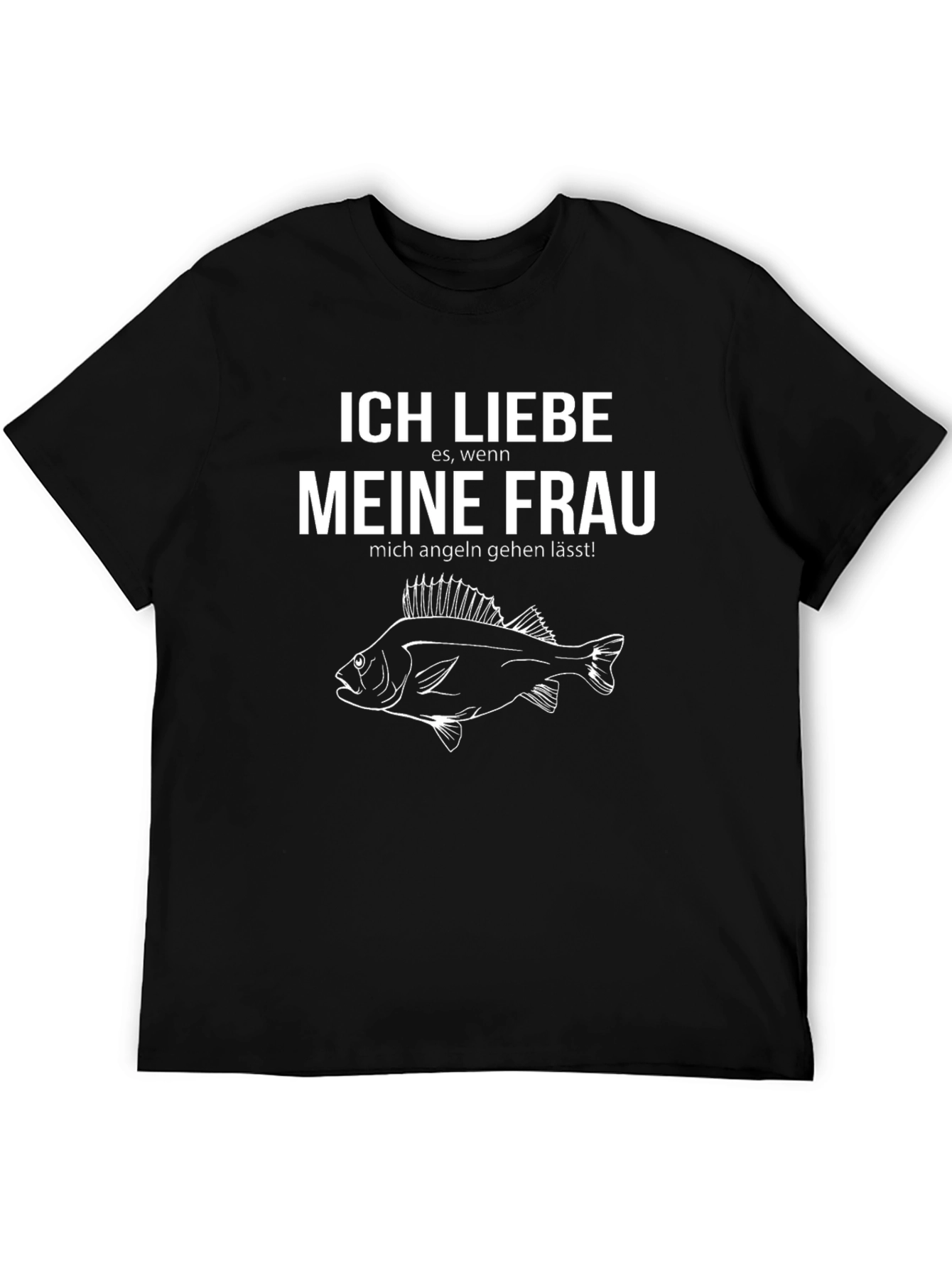 Funny Fishing T-Shirt - Ich Liebe Meine Frau