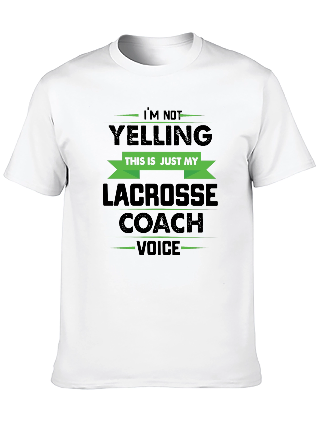 Lacrosse Coach Voice T-Shirt Funny Gift Idea