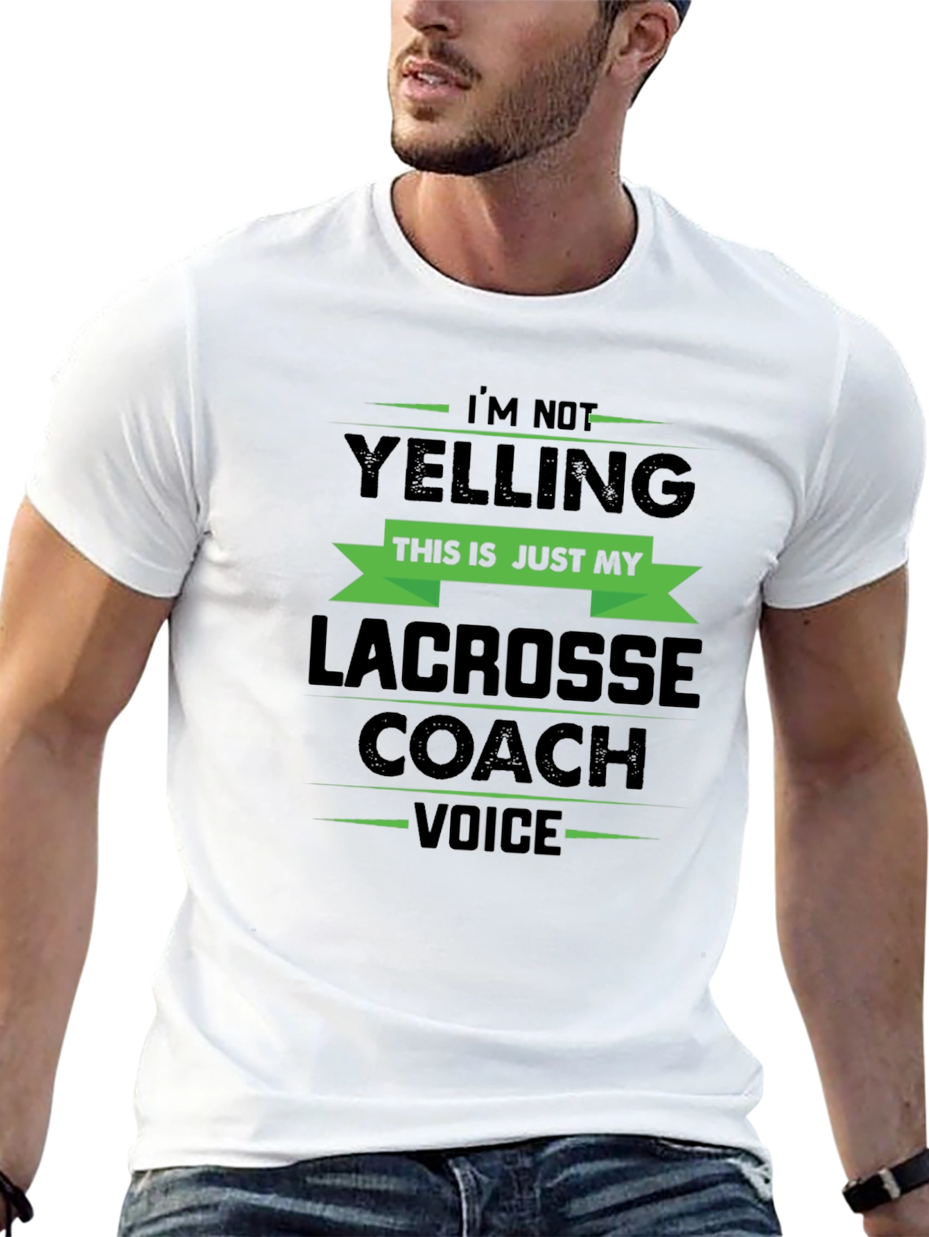 Lacrosse Coach Voice T-Shirt Funny Gift Idea