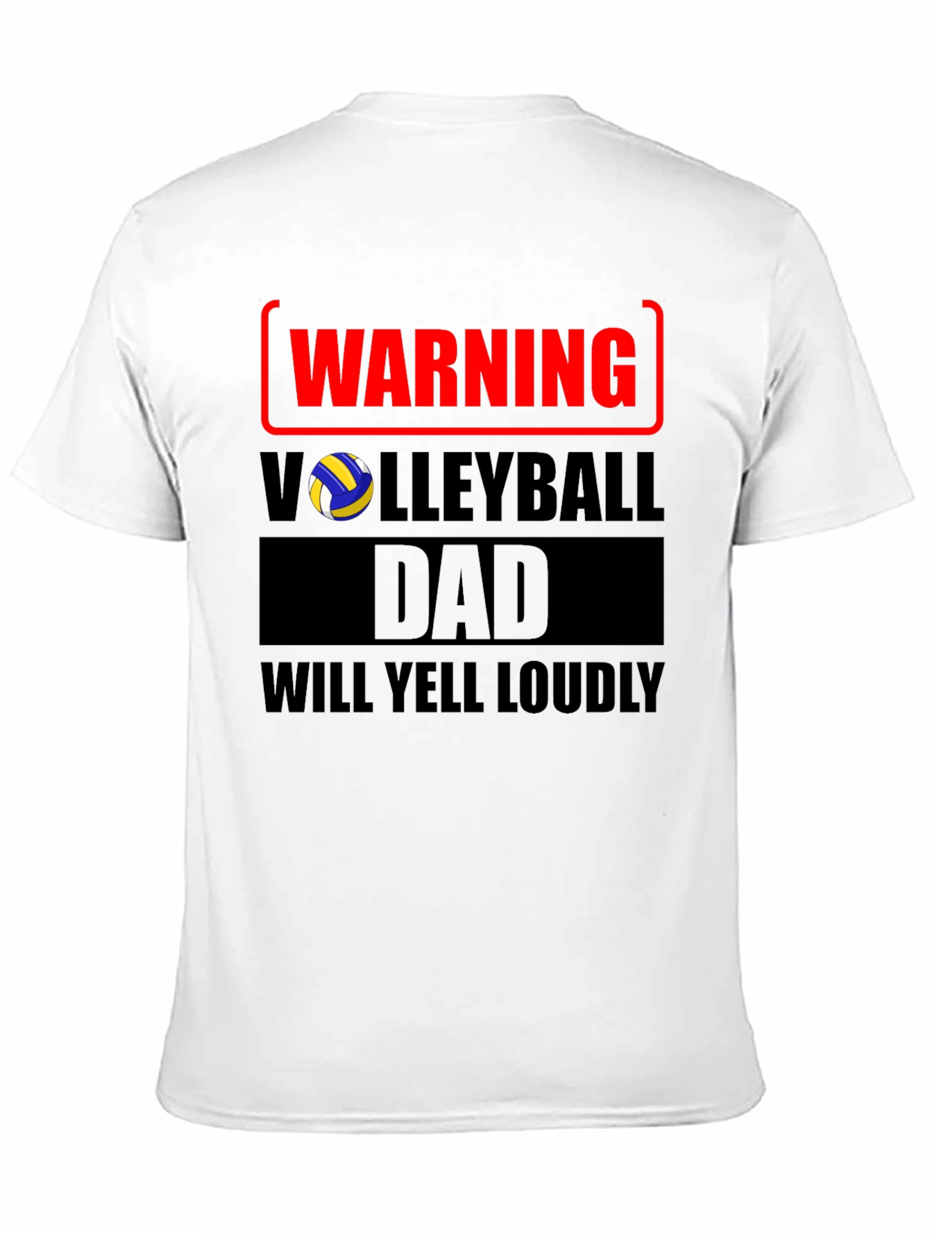 Warning Volleyball Dad T-Shirt