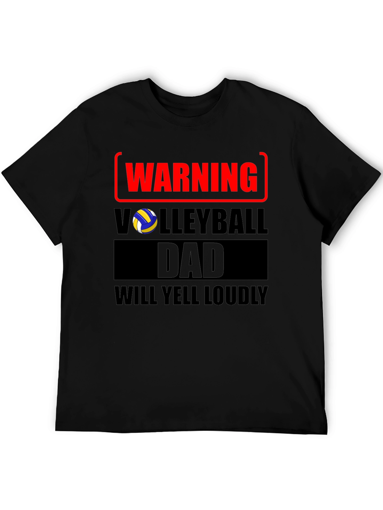 Warning Volleyball Dad T-Shirt