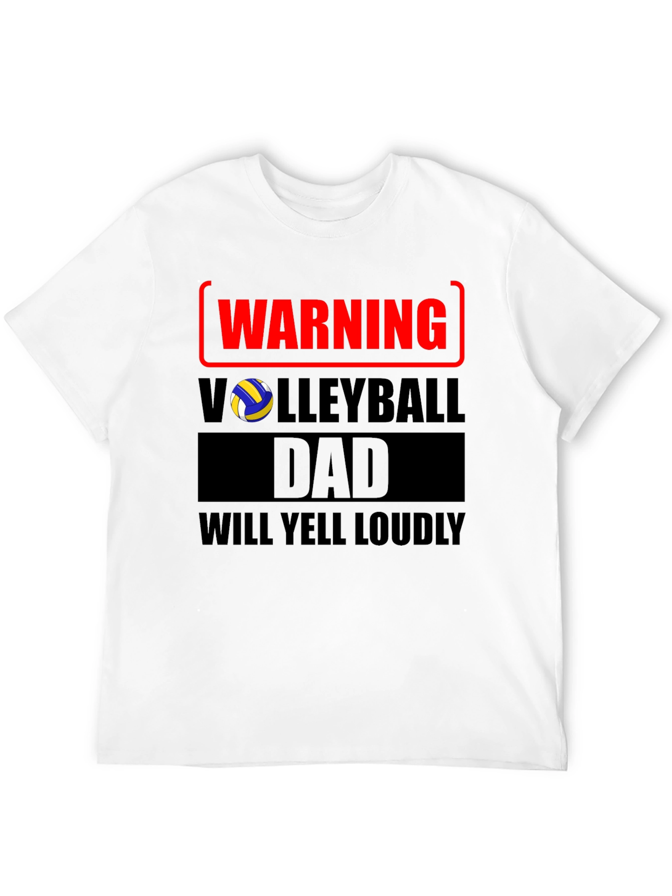 Warning Volleyball Dad T-Shirt