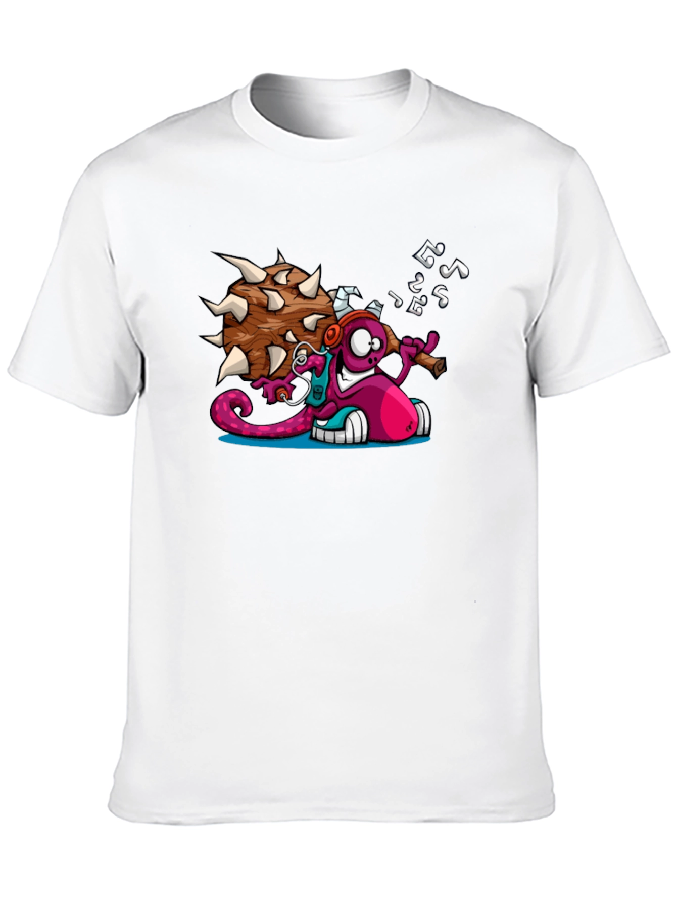Cartoon Monster Graphic T-Shirt