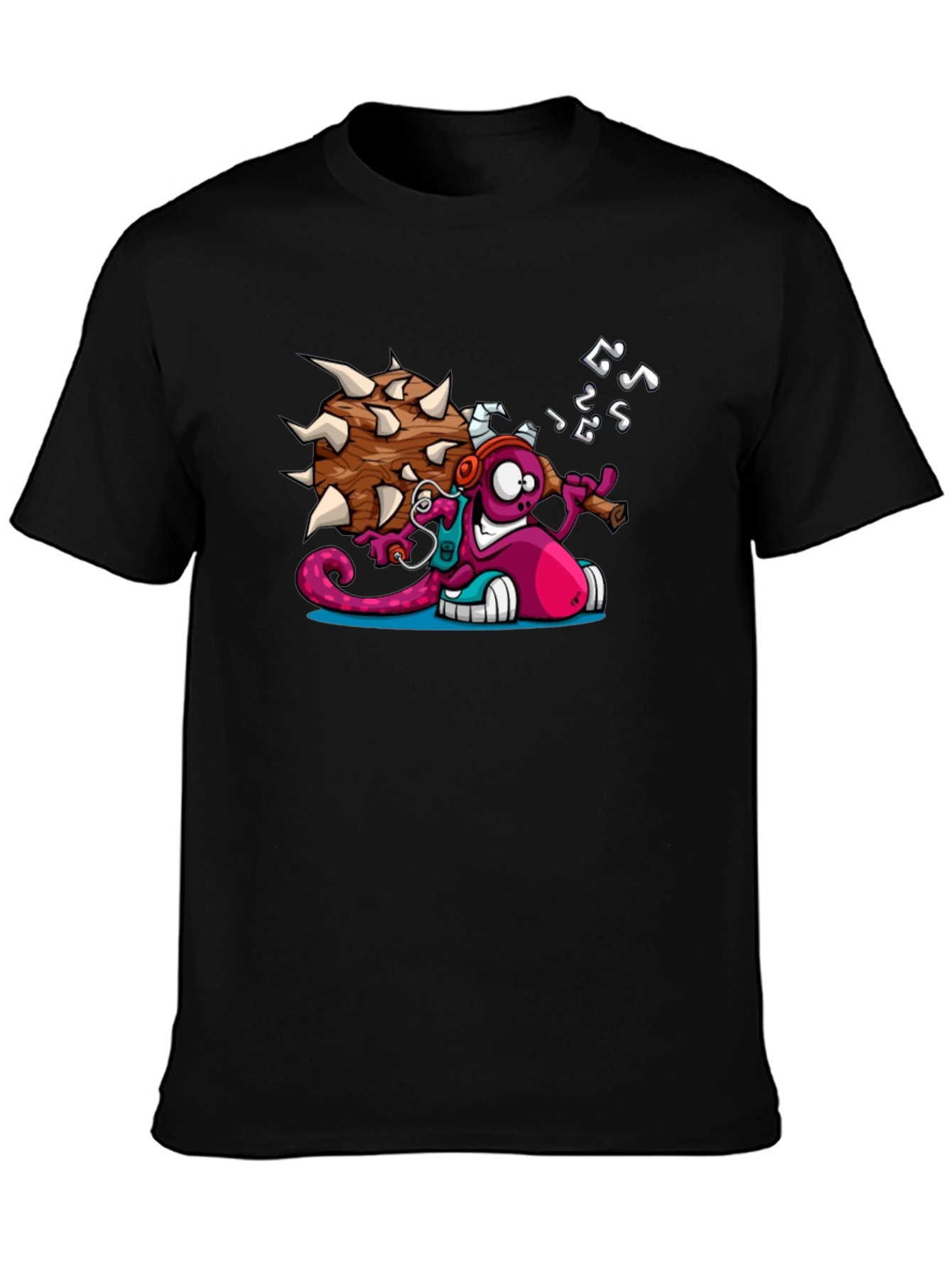 Cartoon Monster Graphic T-Shirt