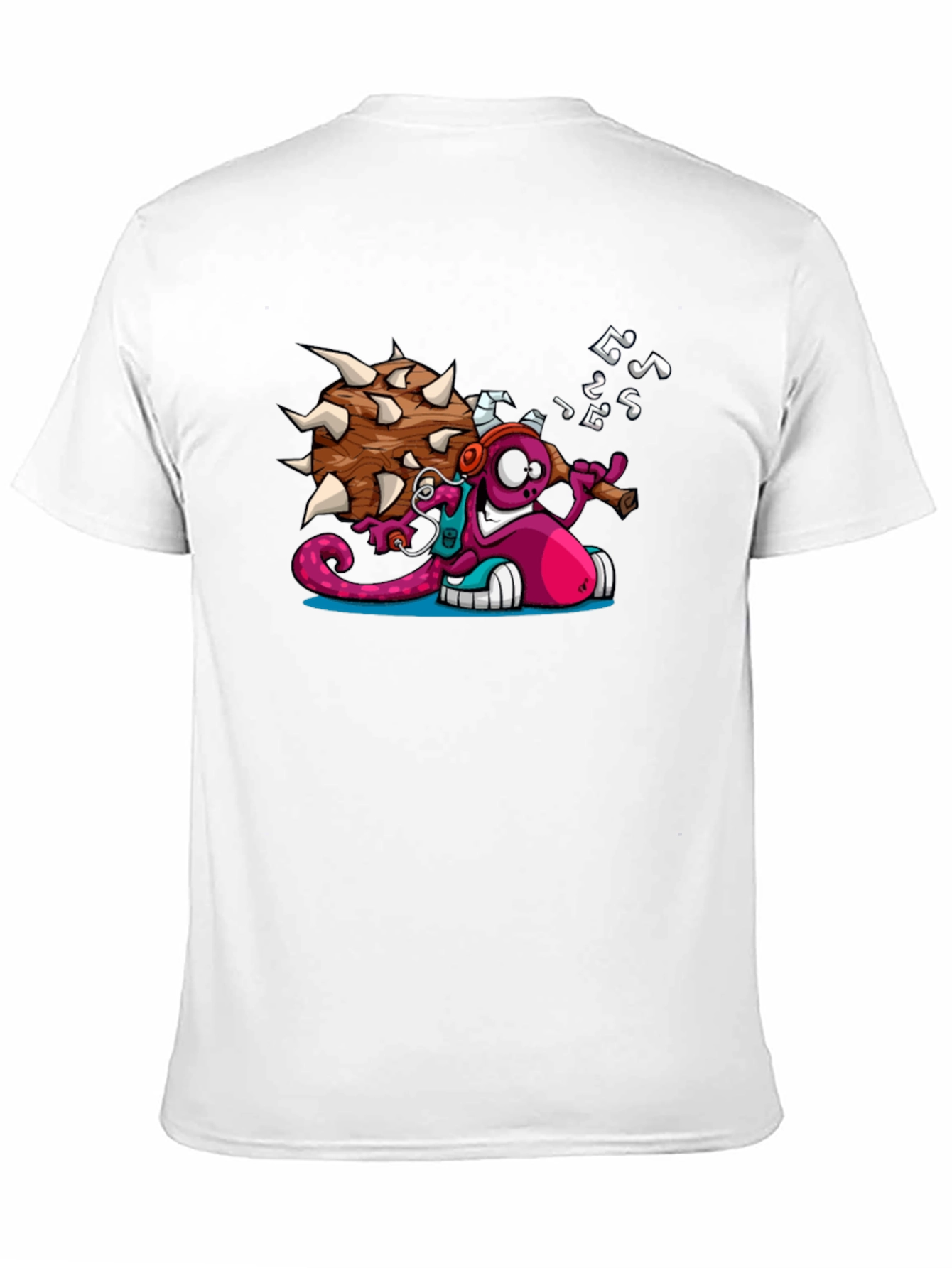 Cartoon Monster Graphic T-Shirt