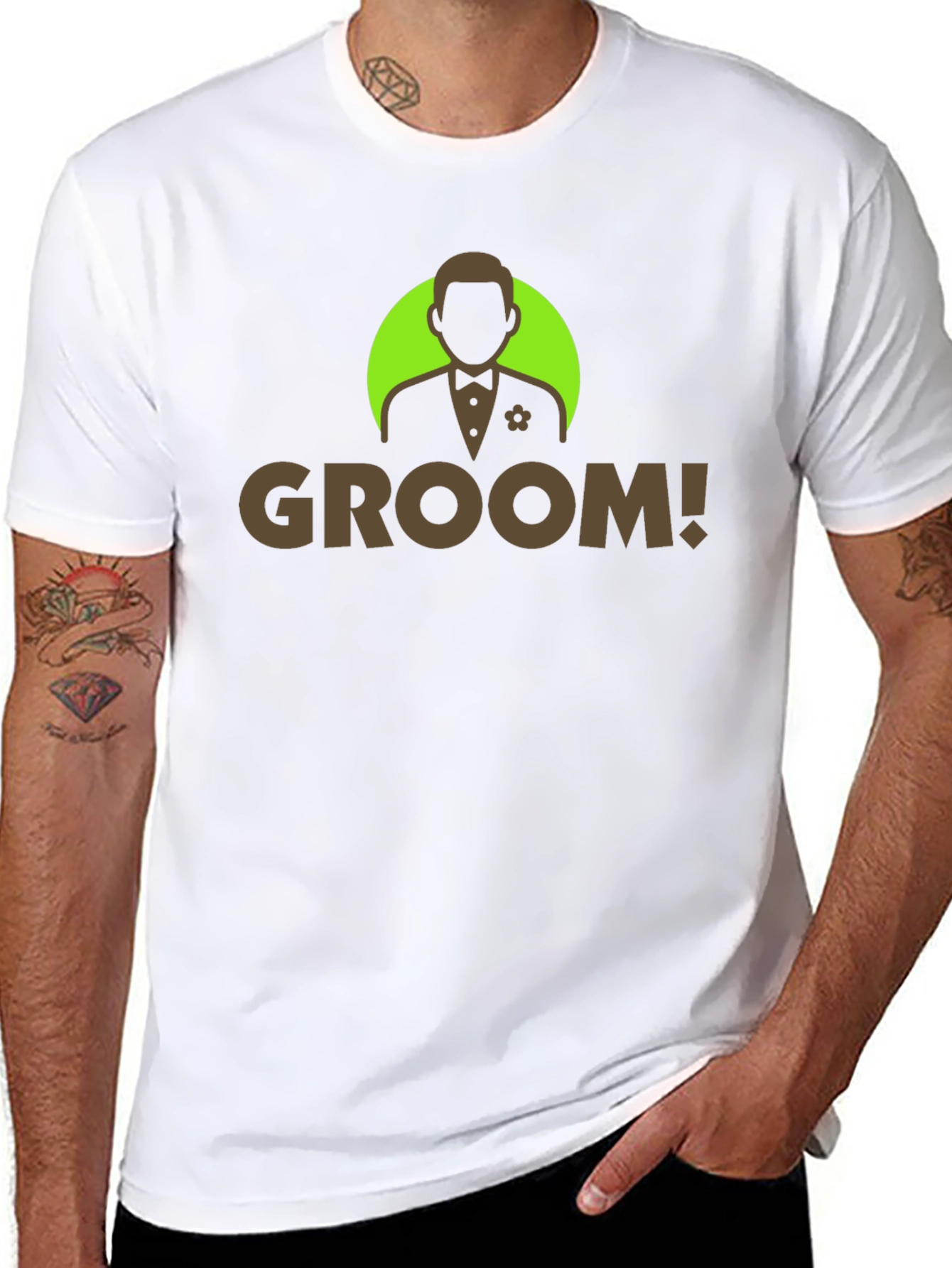Groom Tuxedo T-Shirt - Bachelor Party Tee