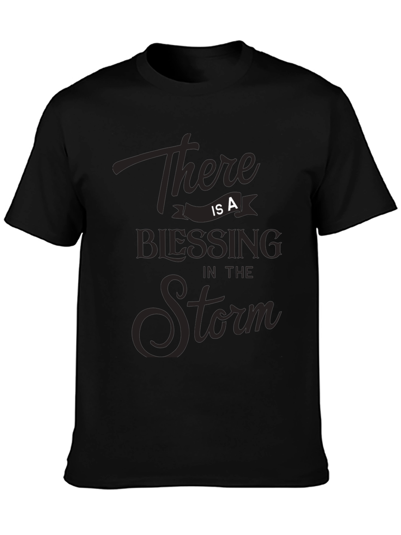 Blessing in the Storm Graphic Tee - Black