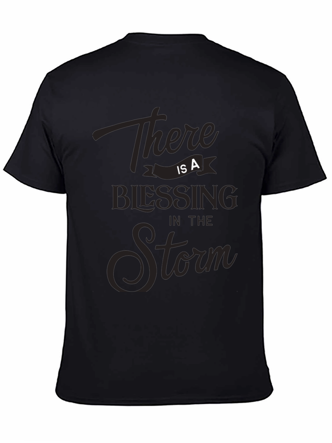 Blessing in the Storm Graphic Tee - Black