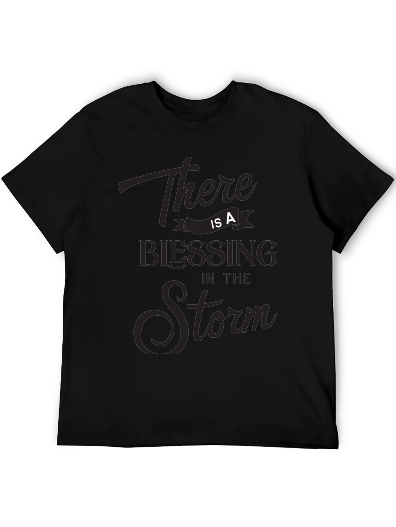 Blessing in the Storm Graphic Tee - Black