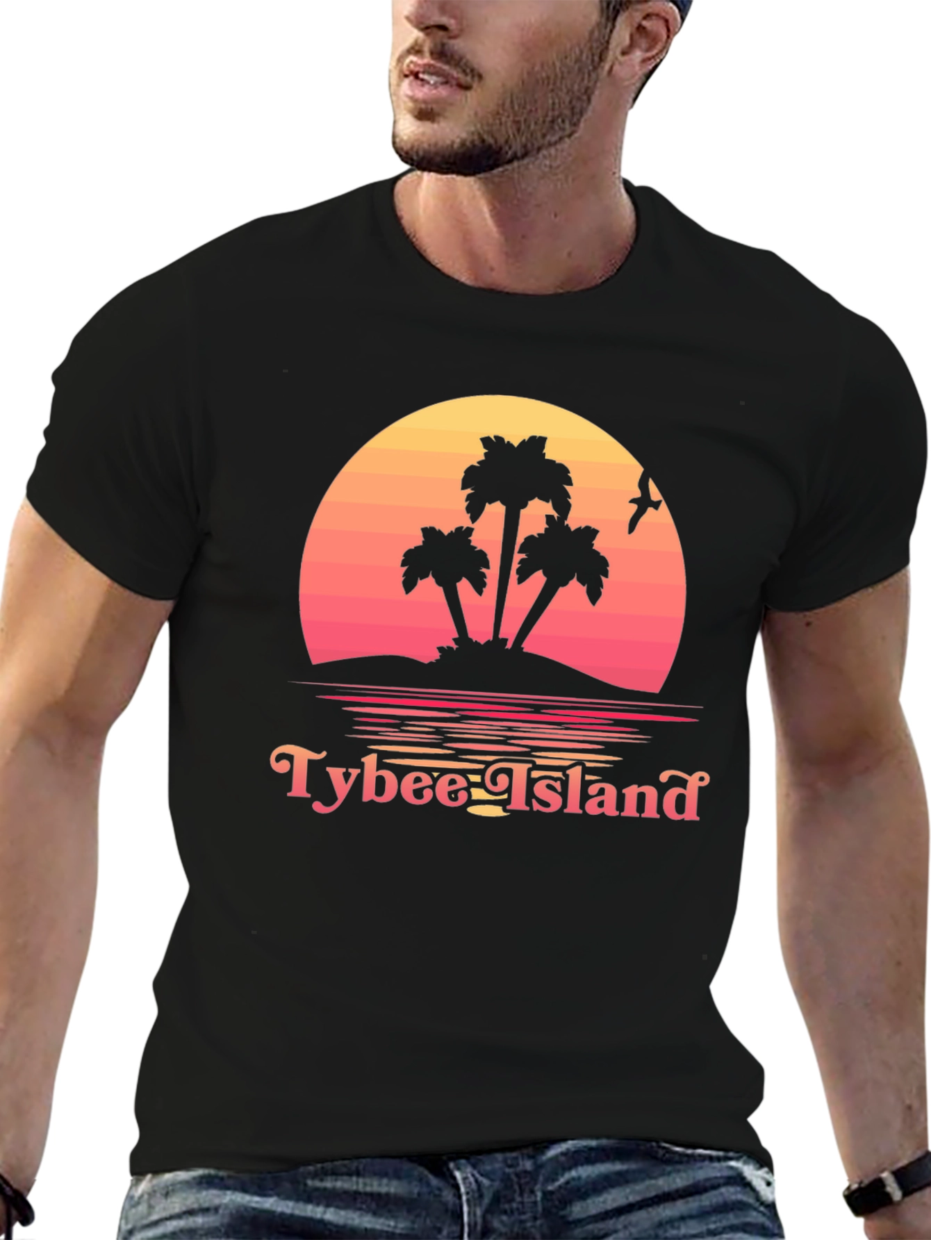 Tybee Island Sunset Graphic T-Shirt