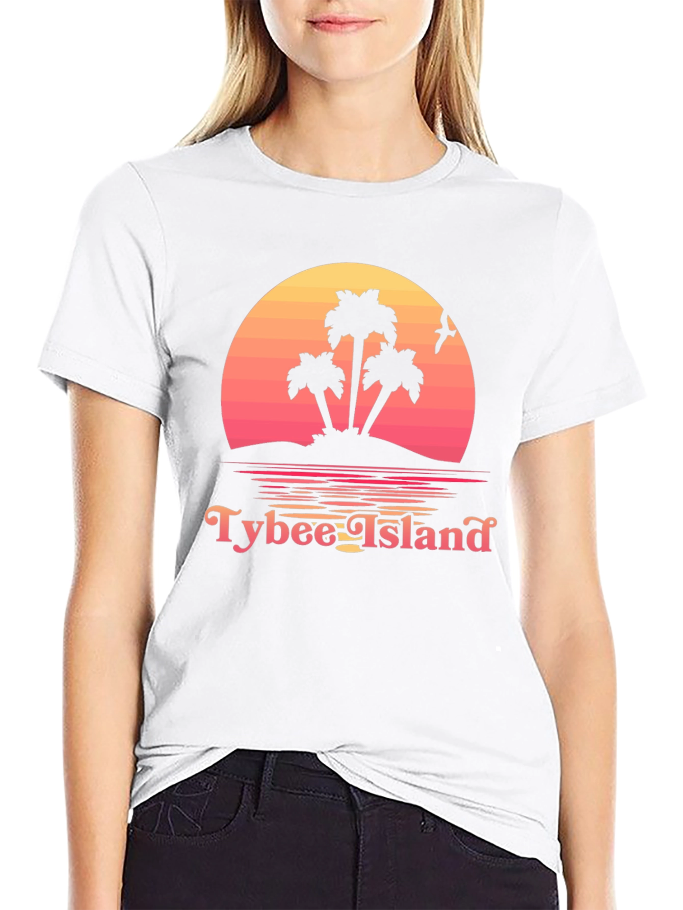 Tybee Island Sunset Graphic T-Shirt