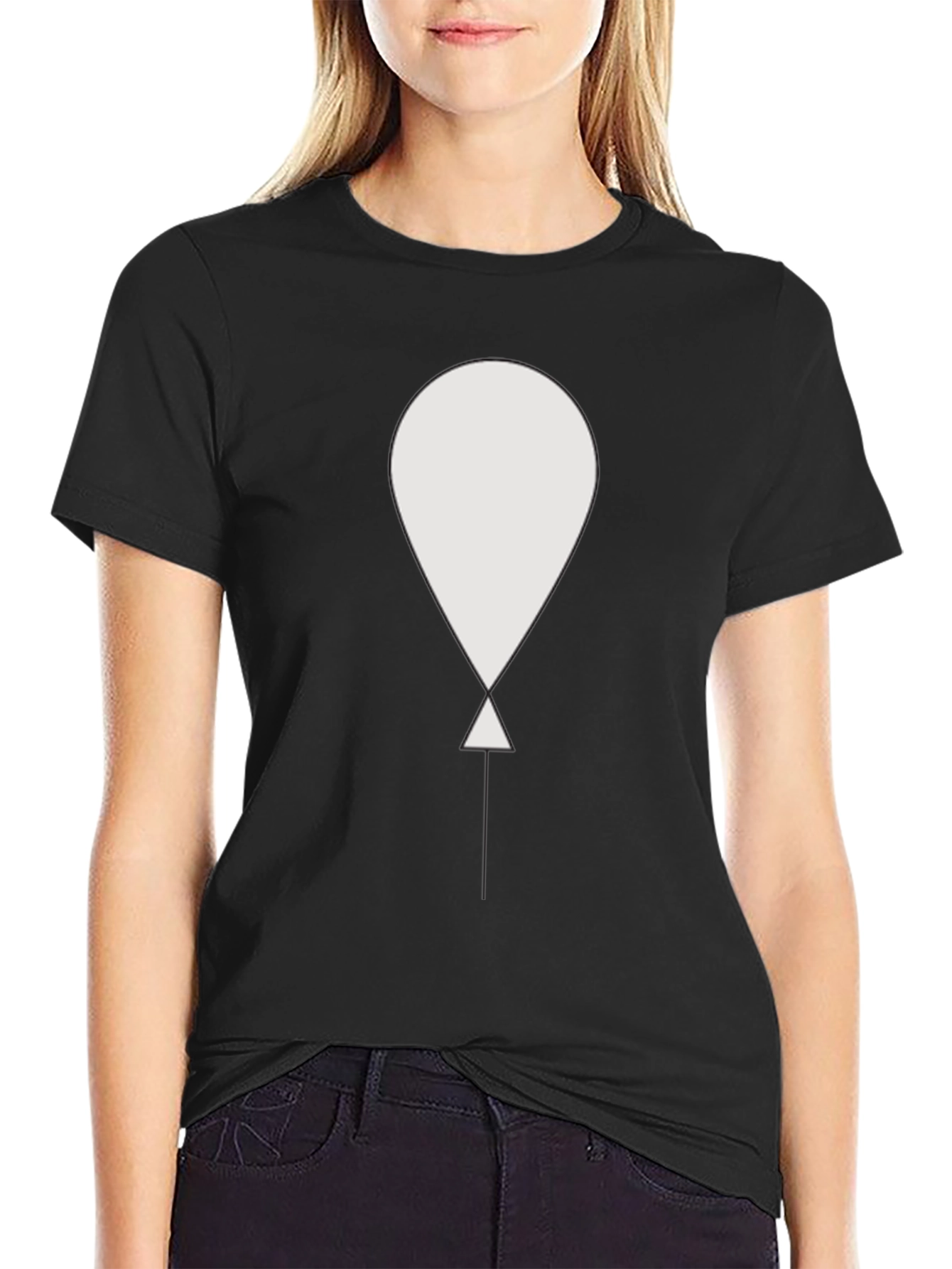Balloon Graphic Tee - Modern Casual Style