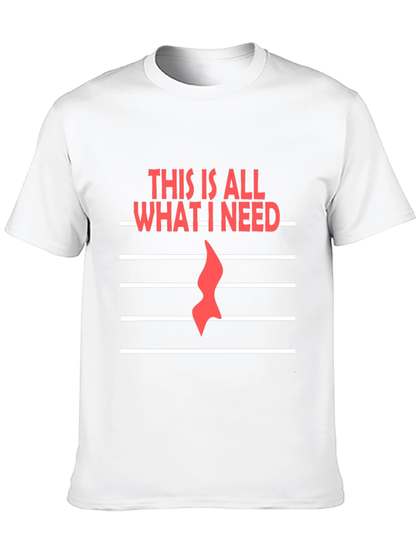 Music is All I Need Graphic T-Shirt