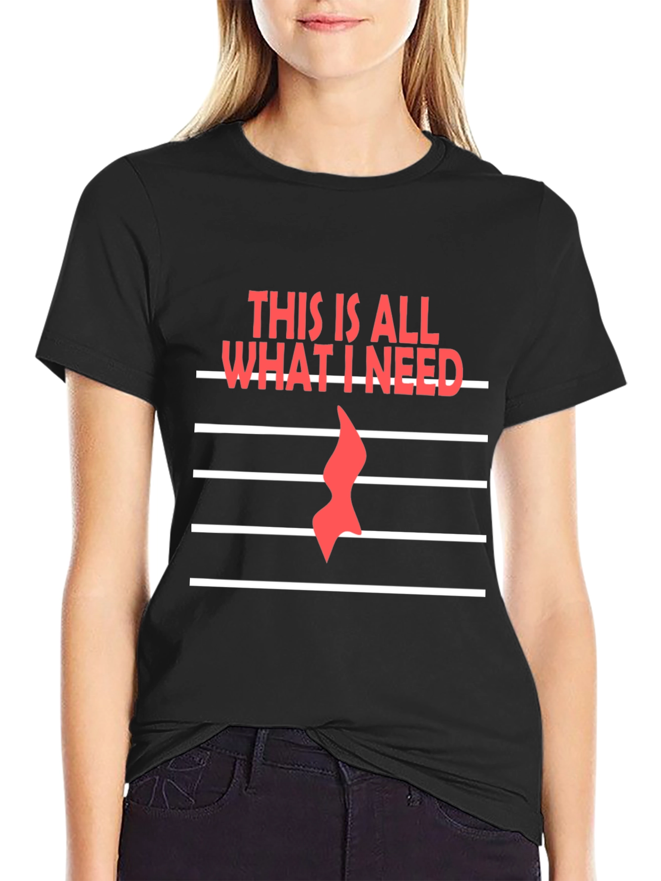 Music is All I Need Graphic T-Shirt